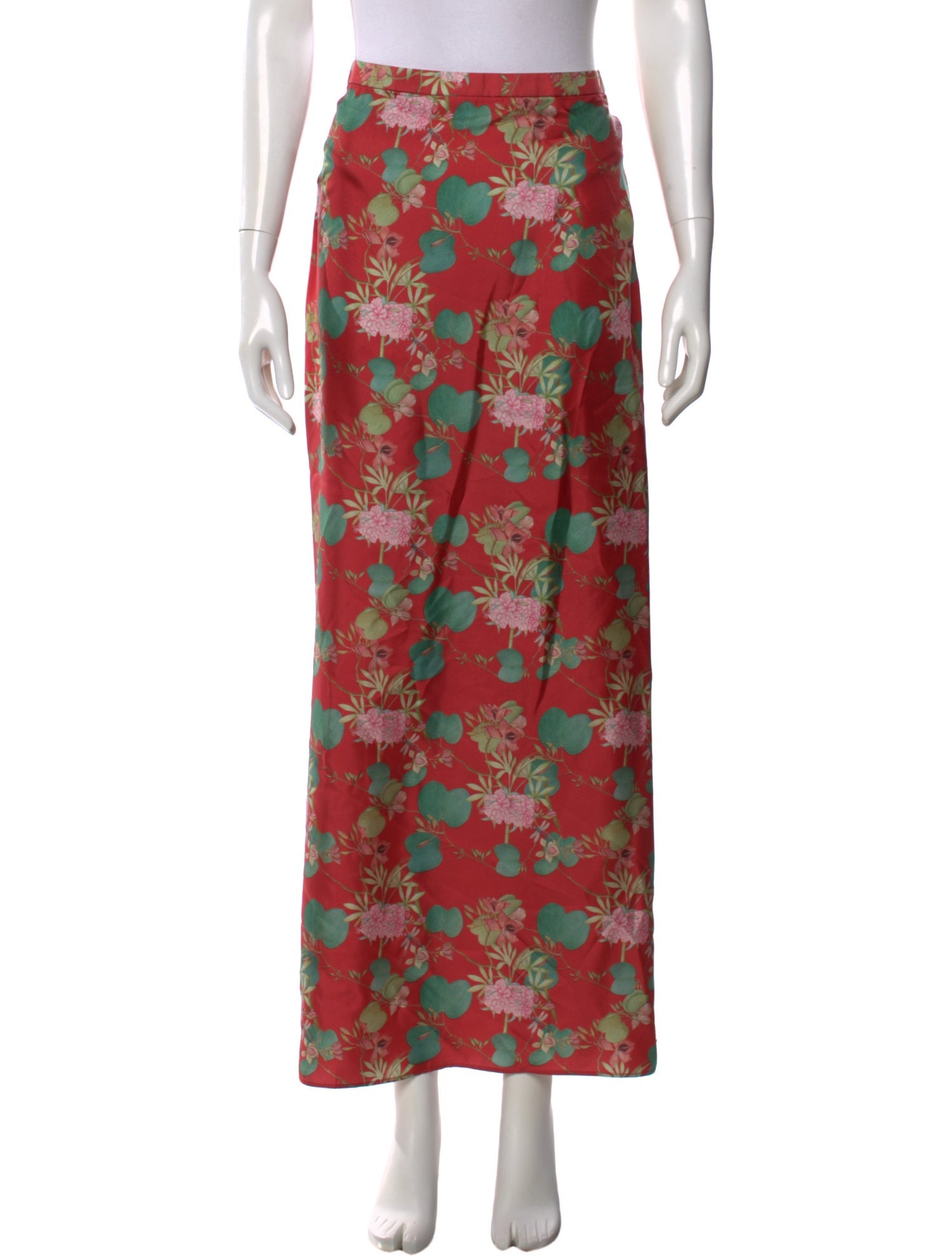 Emporio Sireneuse Silk Long Skirt