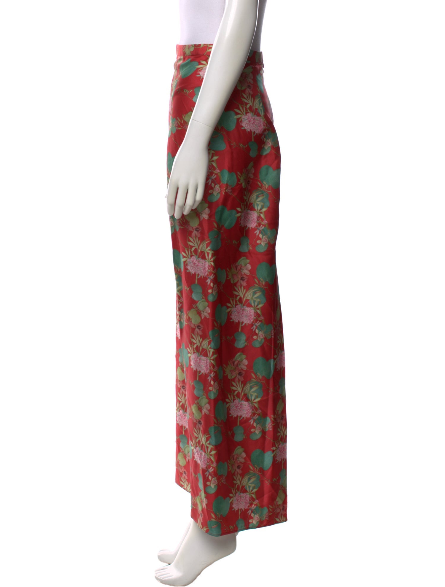 Emporio Sireneuse Silk Long Skirt