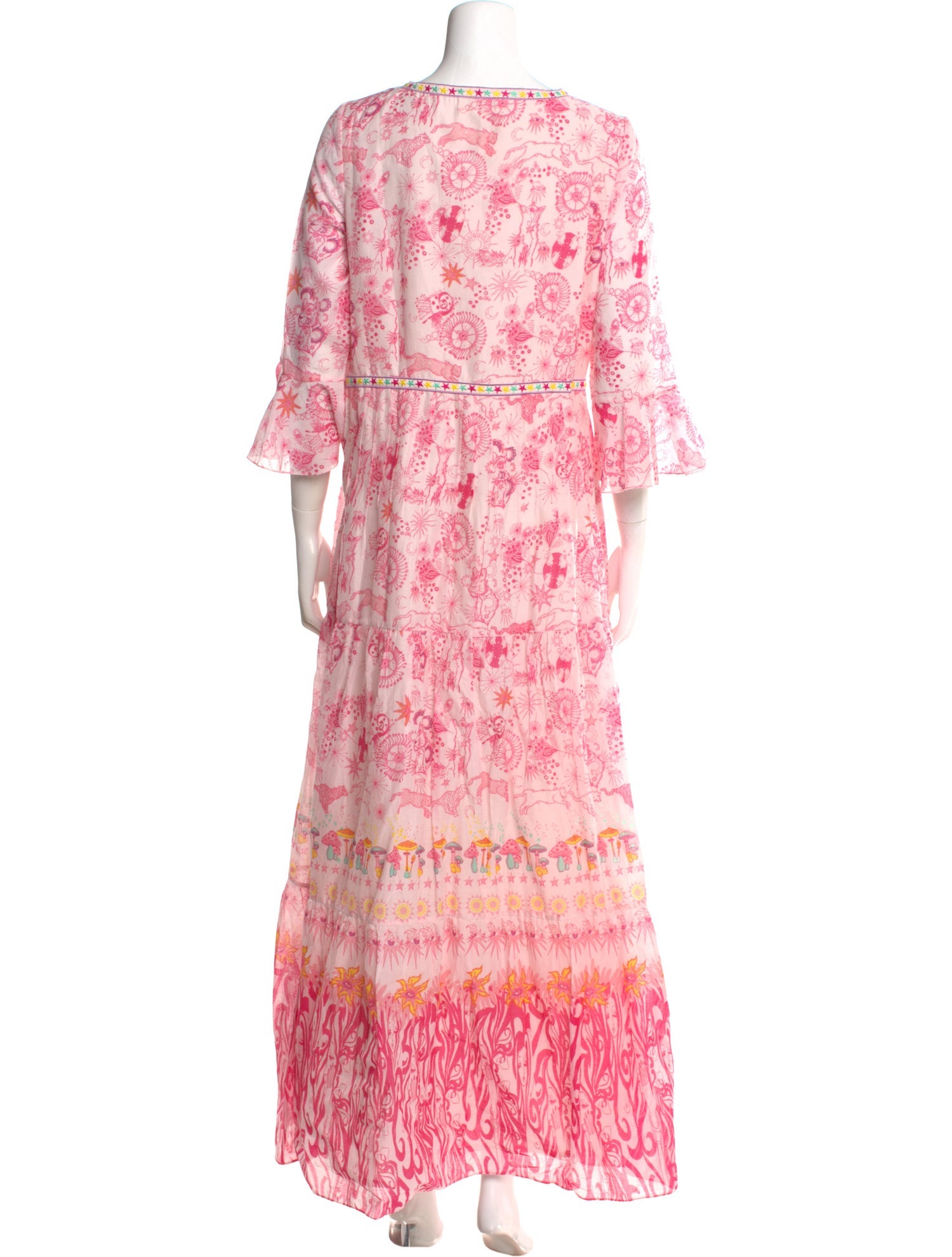 Emporio Sireneuse Floral Print Long Dress w/ Tags