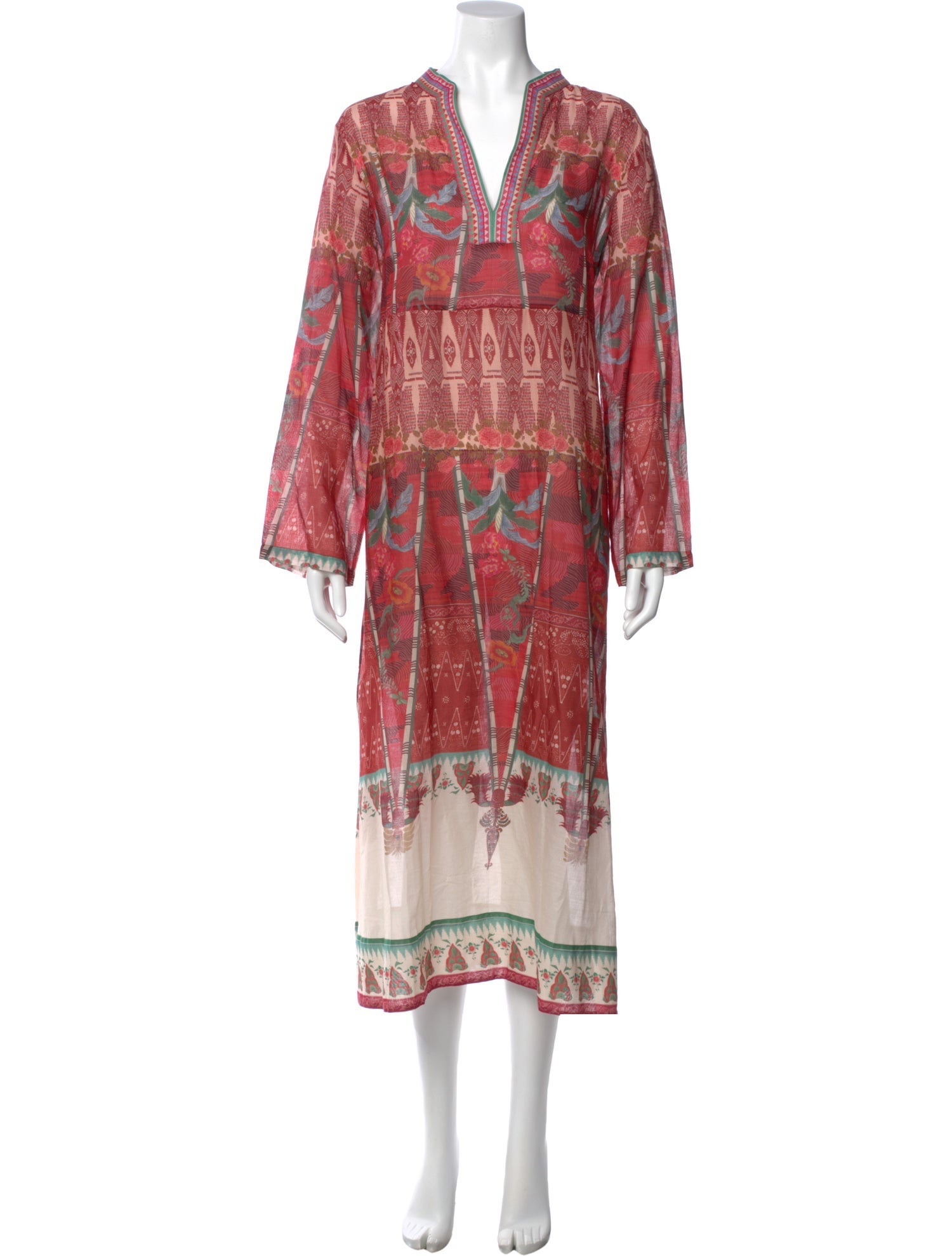 Emporio Sireneuse Printed Long Dress