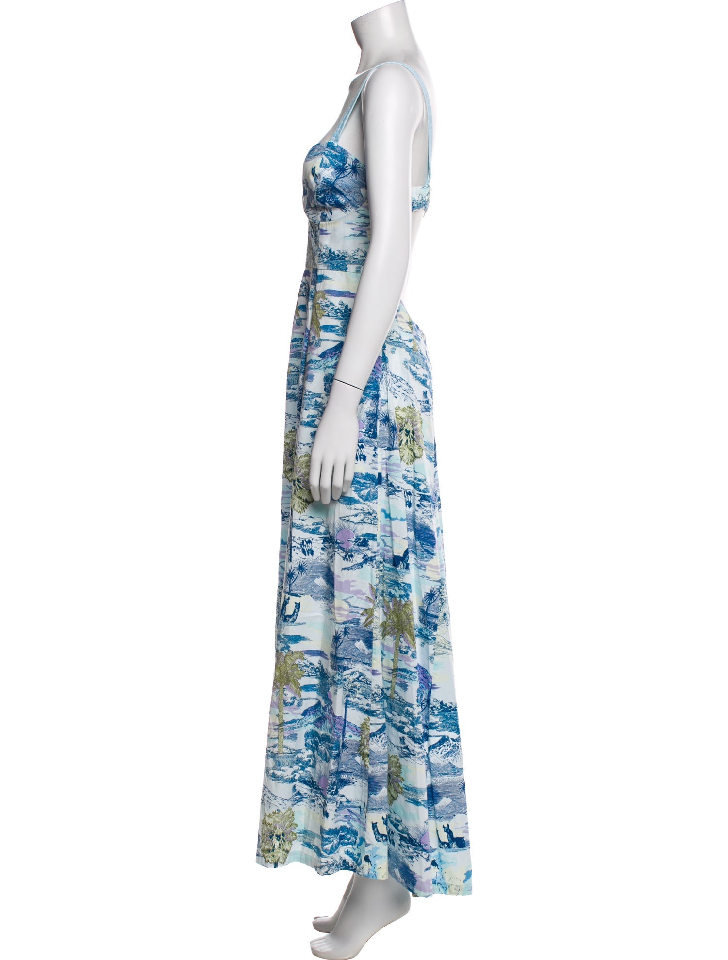 Emporio Sireneuse Floral Print Long Dress
