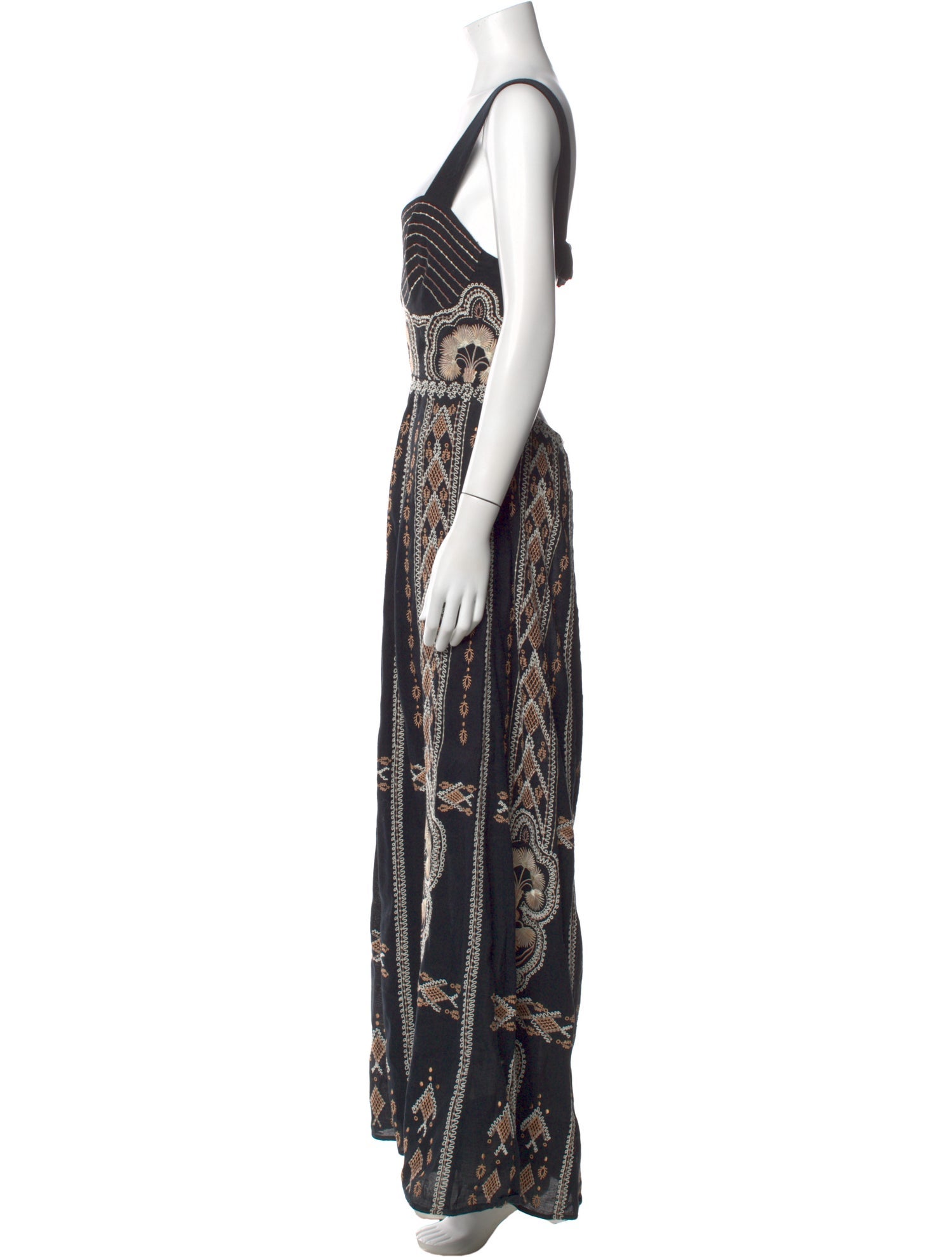 Emporio Sireneuse Linen Long Dress