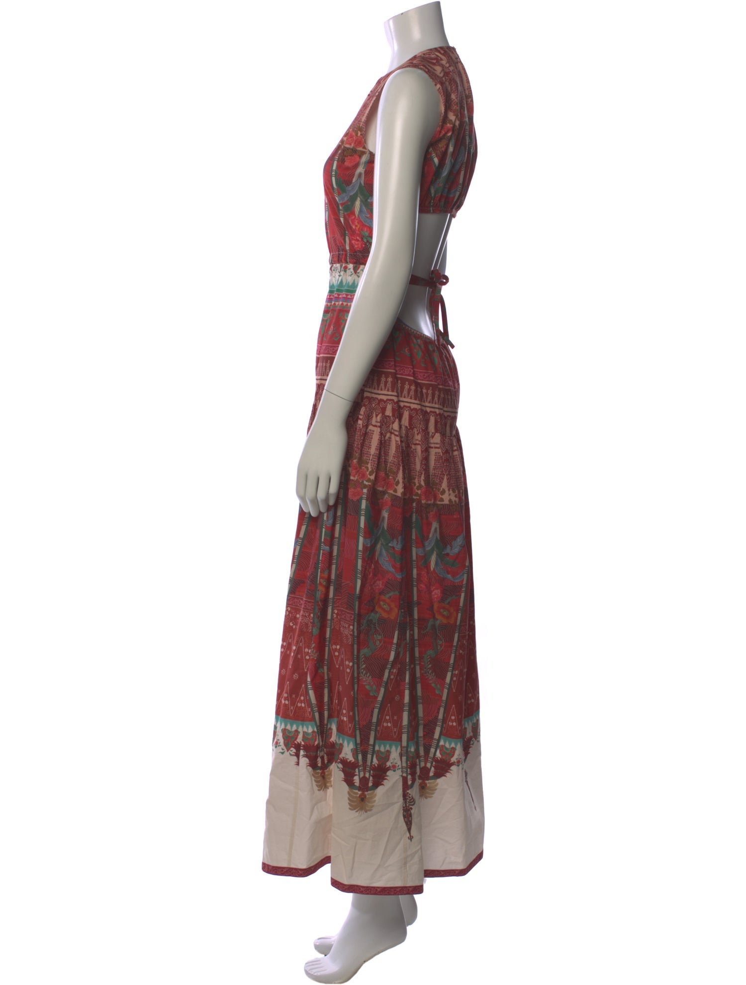 Emporio Sireneuse Printed Long Dress