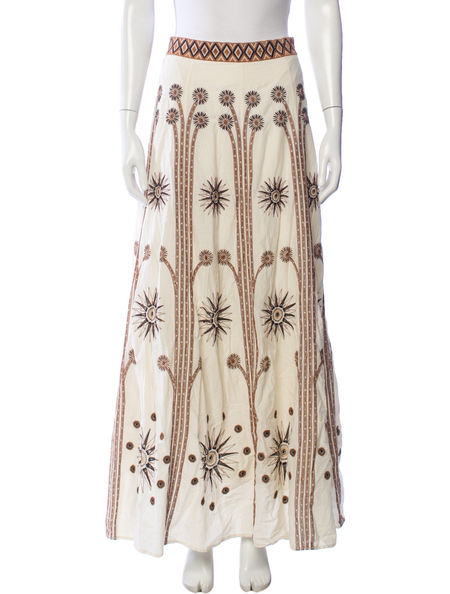 Emporio Sireneuse Printed Long Skirt