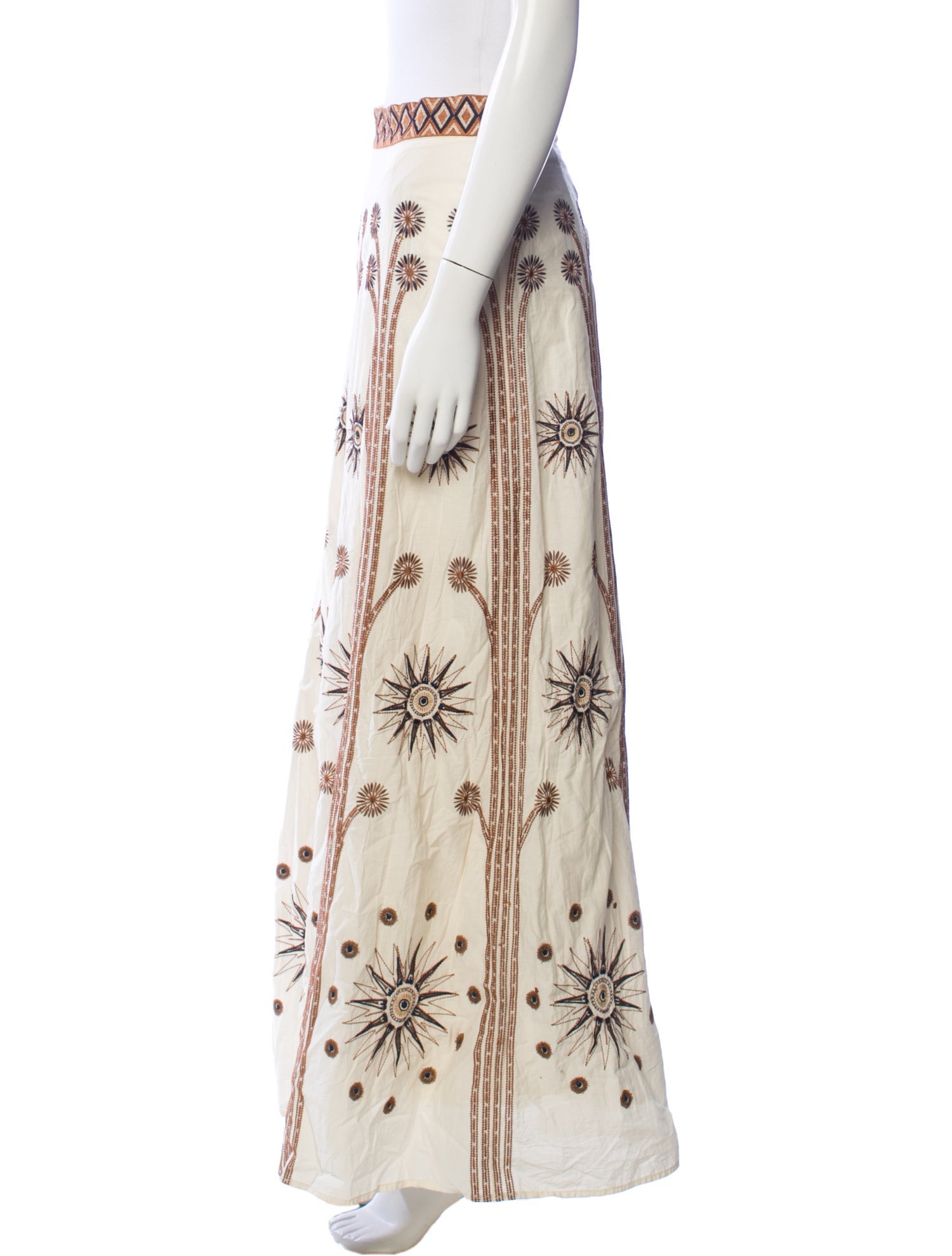 Emporio Sireneuse Printed Long Skirt