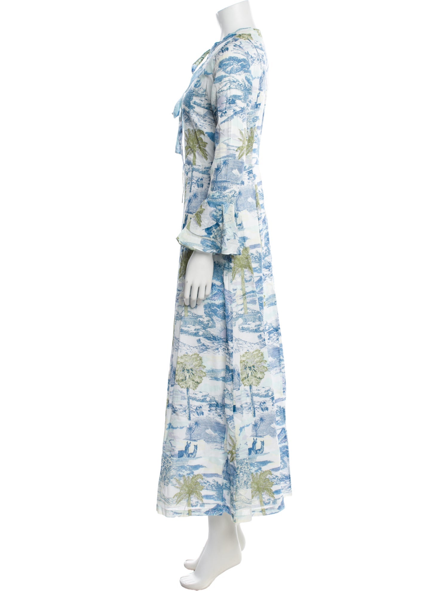 Emporio Sireneuse Floral Print Long Dress