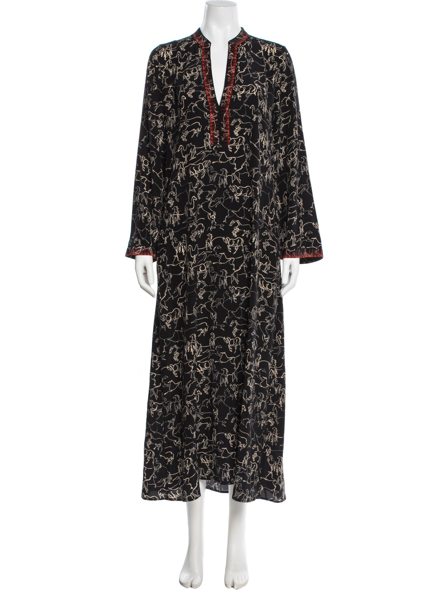 Emporio Sireneuse Silk Long Dress