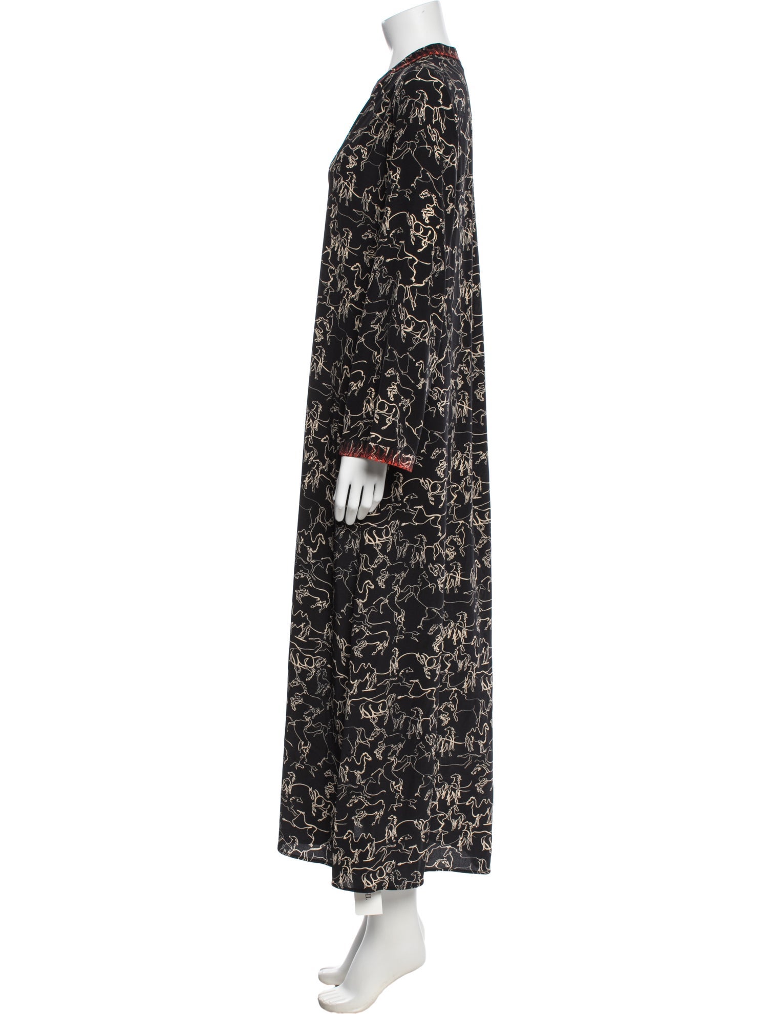 Emporio Sireneuse Silk Long Dress