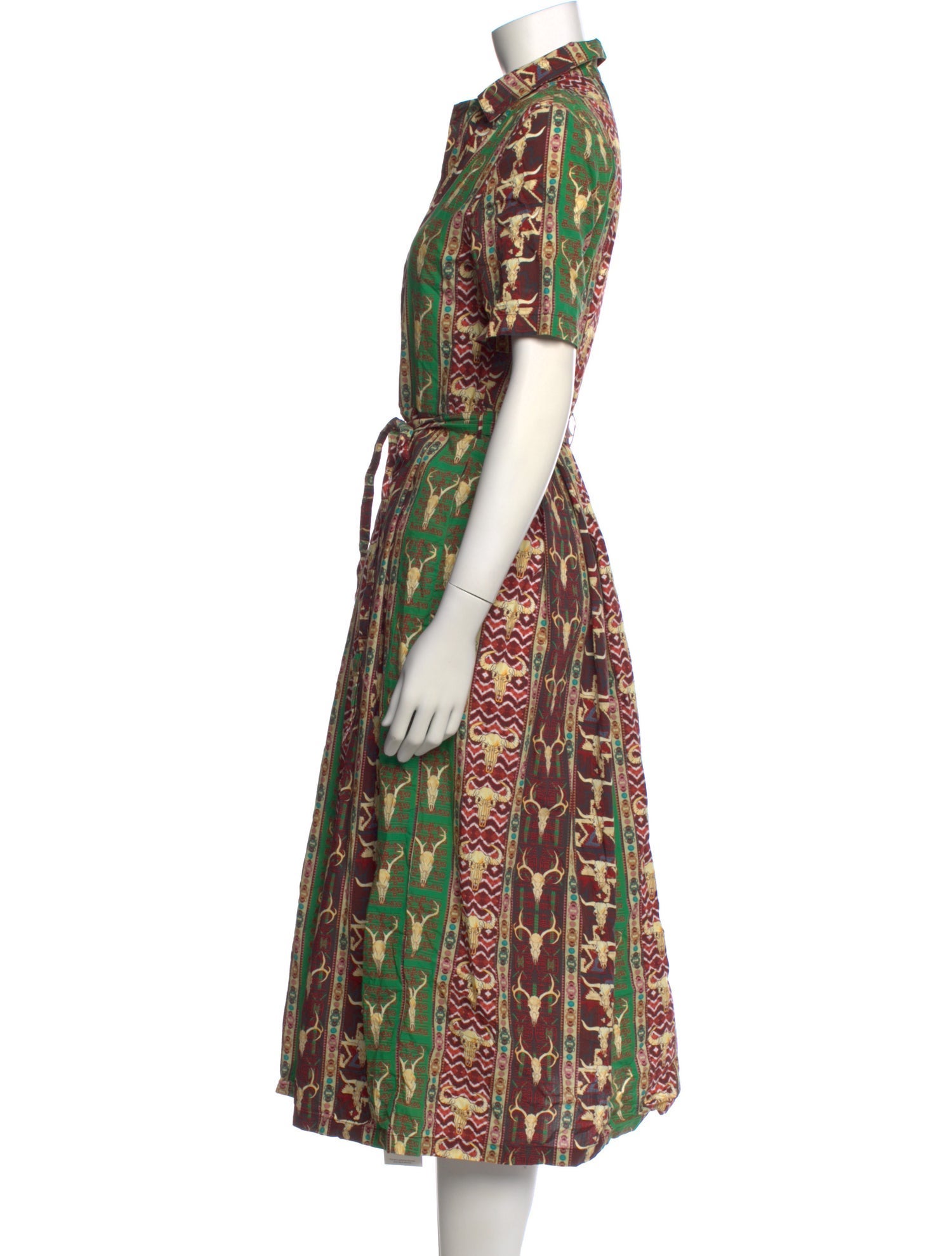 Emporio Sireneuse Printed Long Dress