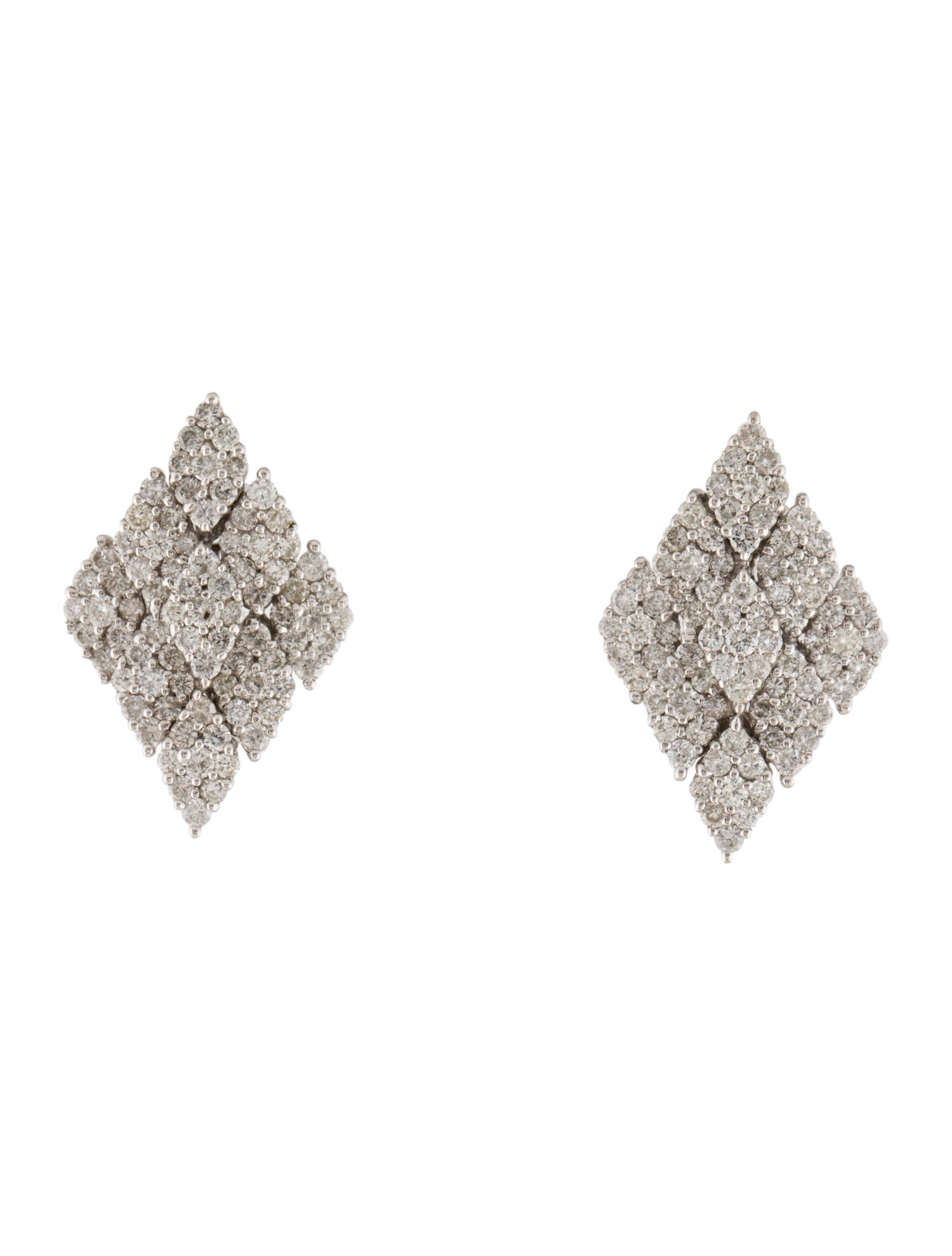 Emsaru 18K Diamond Earclips