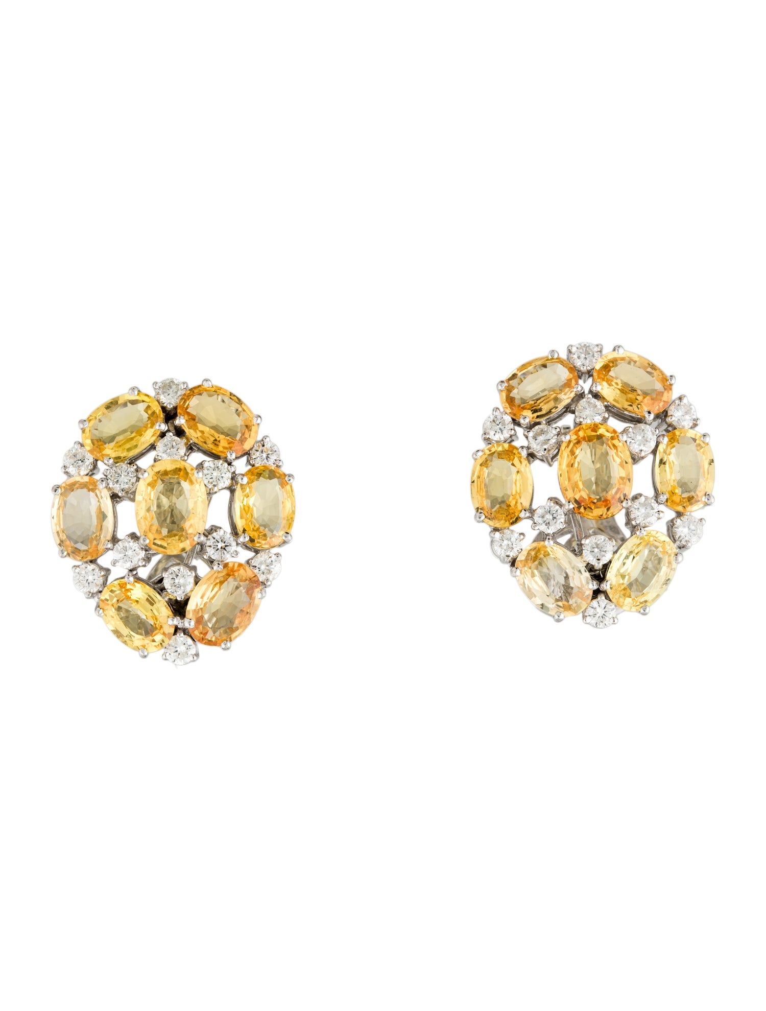 Emsaru 18K Sapphire & Diamond Convertible Earclips