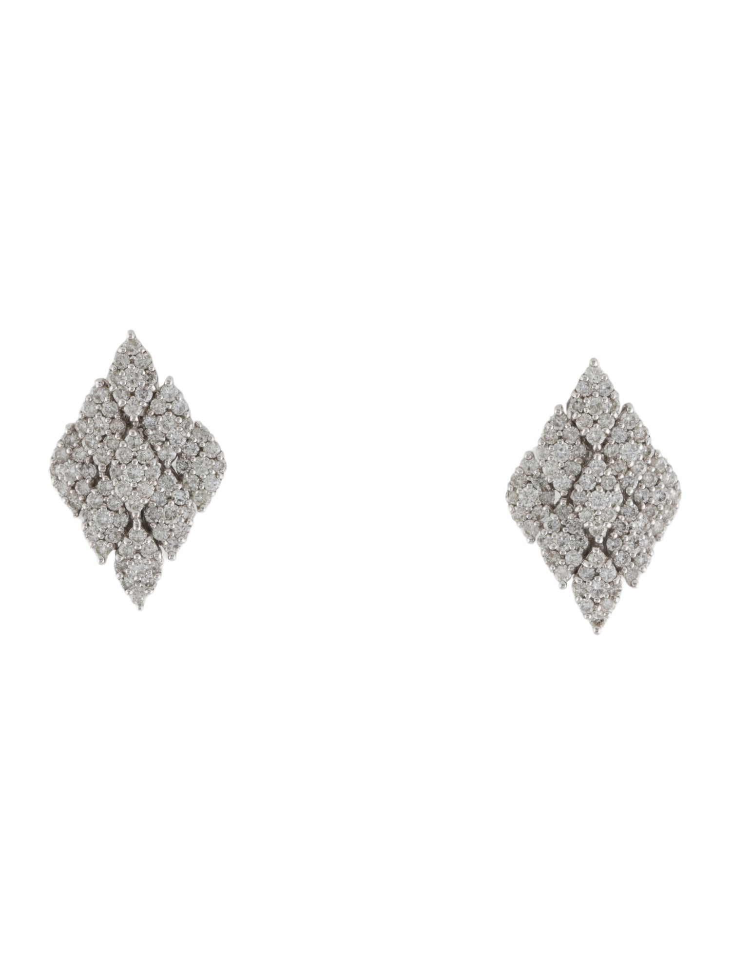 Emsaru 18K Diamond Earclips