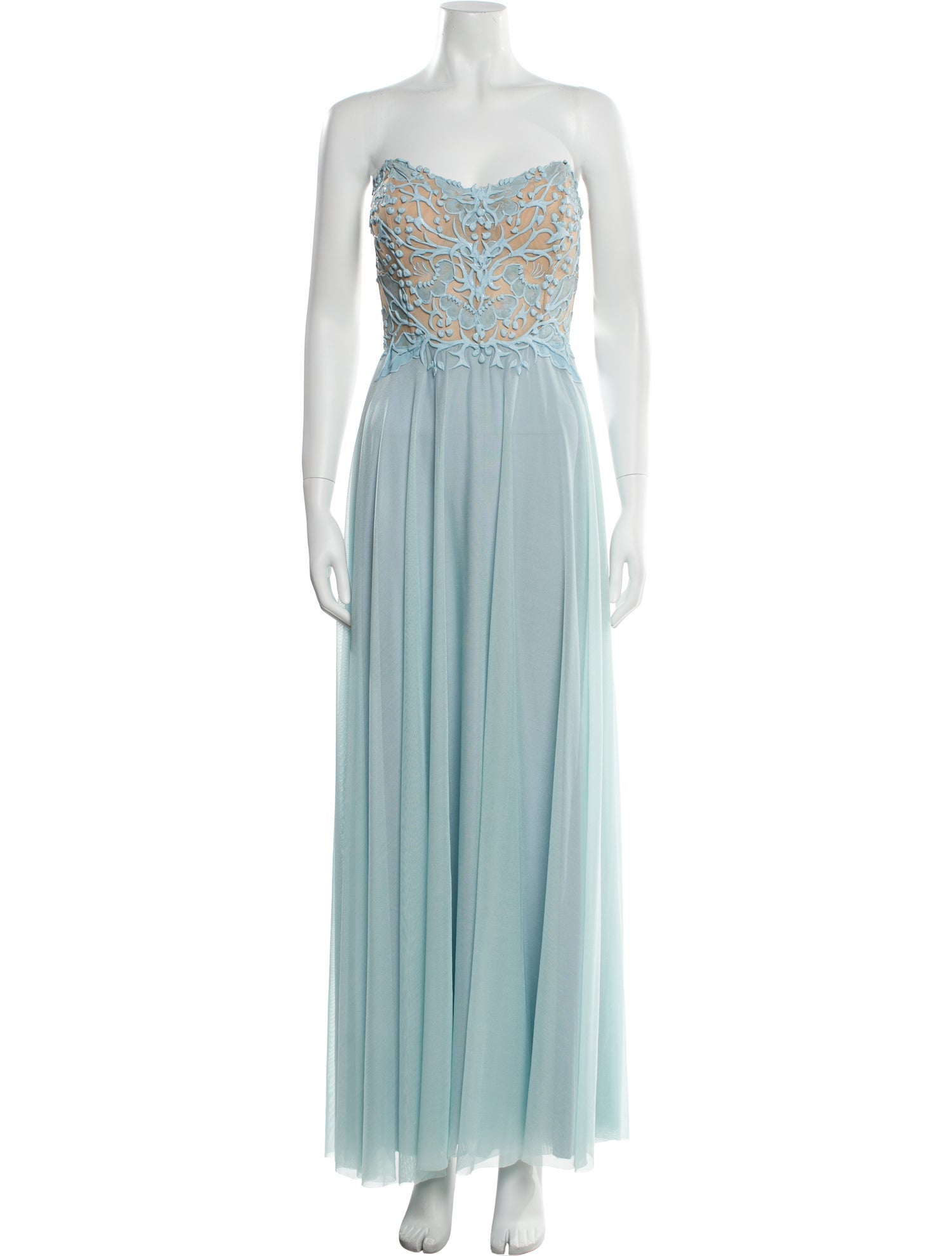 Ema Savahl Strapless Long Dress