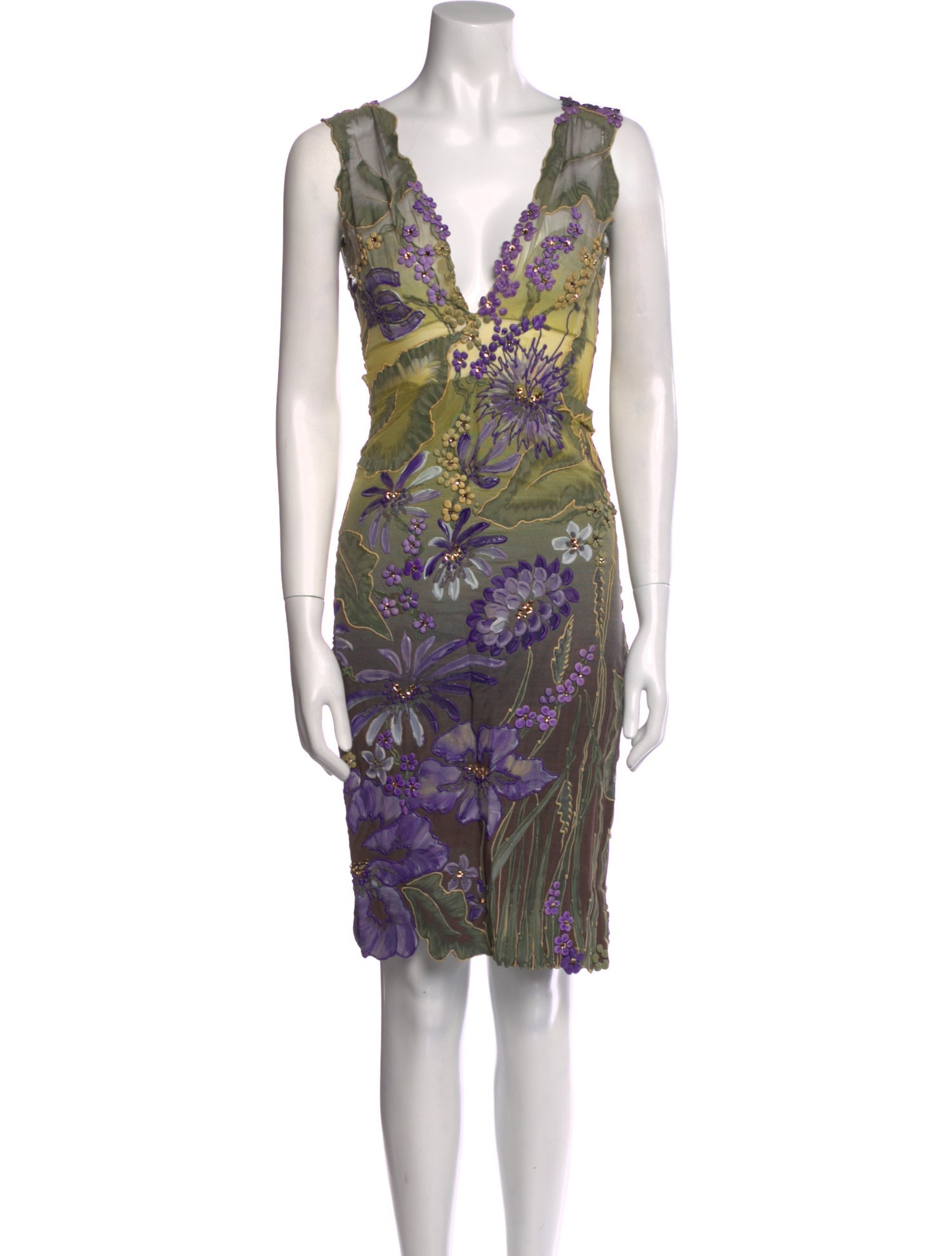 Ema Savahl Nylon Knee-Length Dress