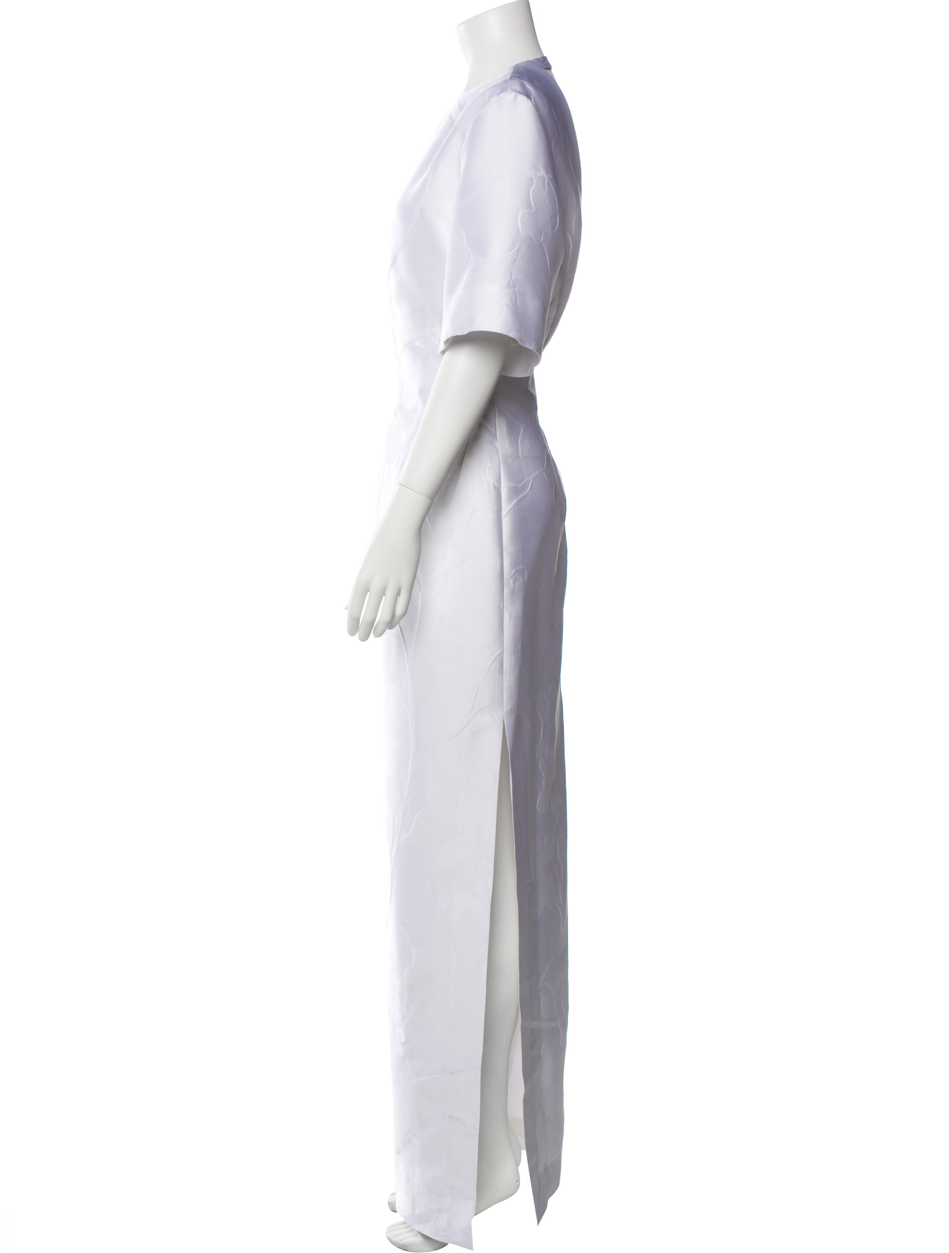 Emilia Wickstead Crew Neck Long Dress