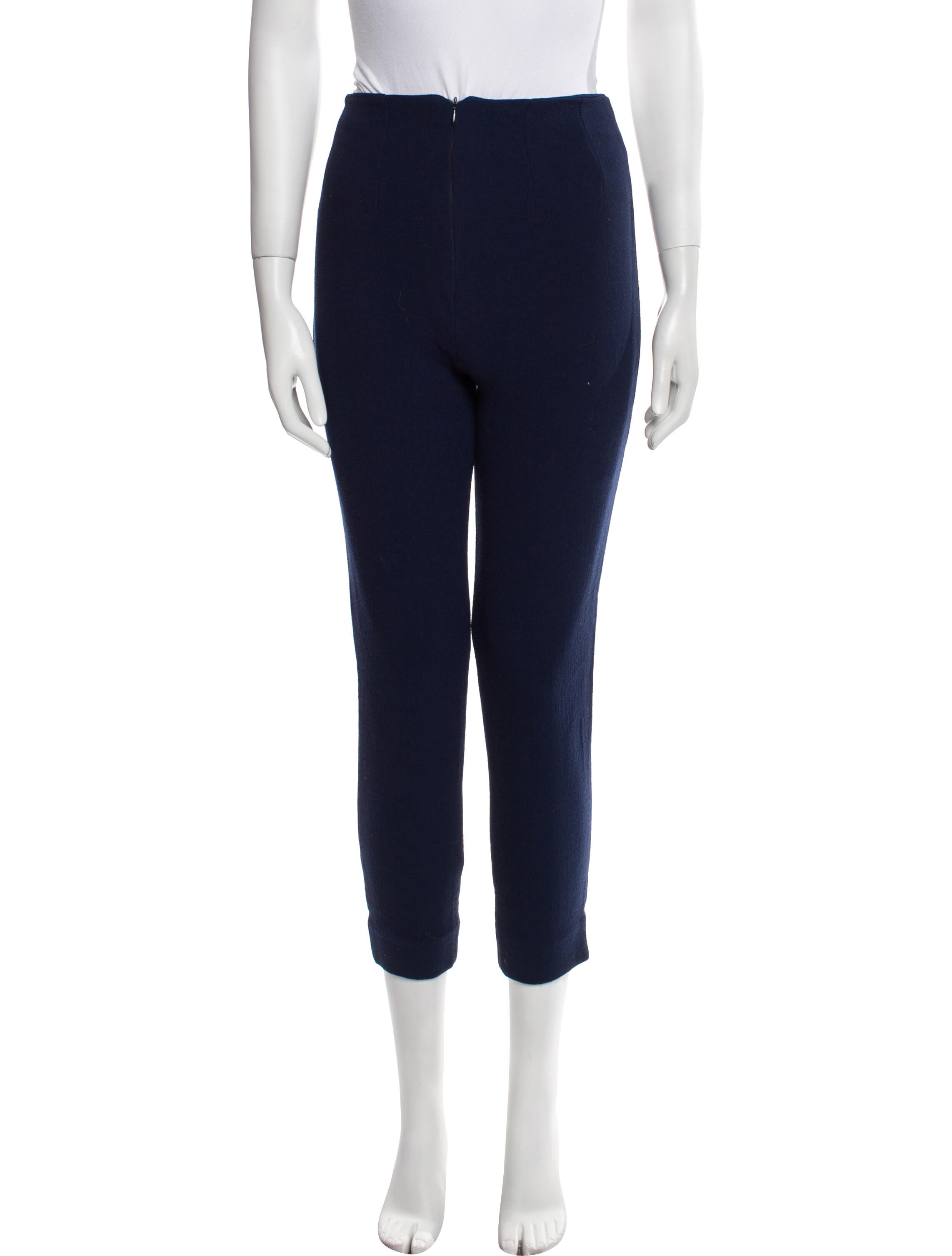 Emilia Wickstead Wool Skinny Leg Pants