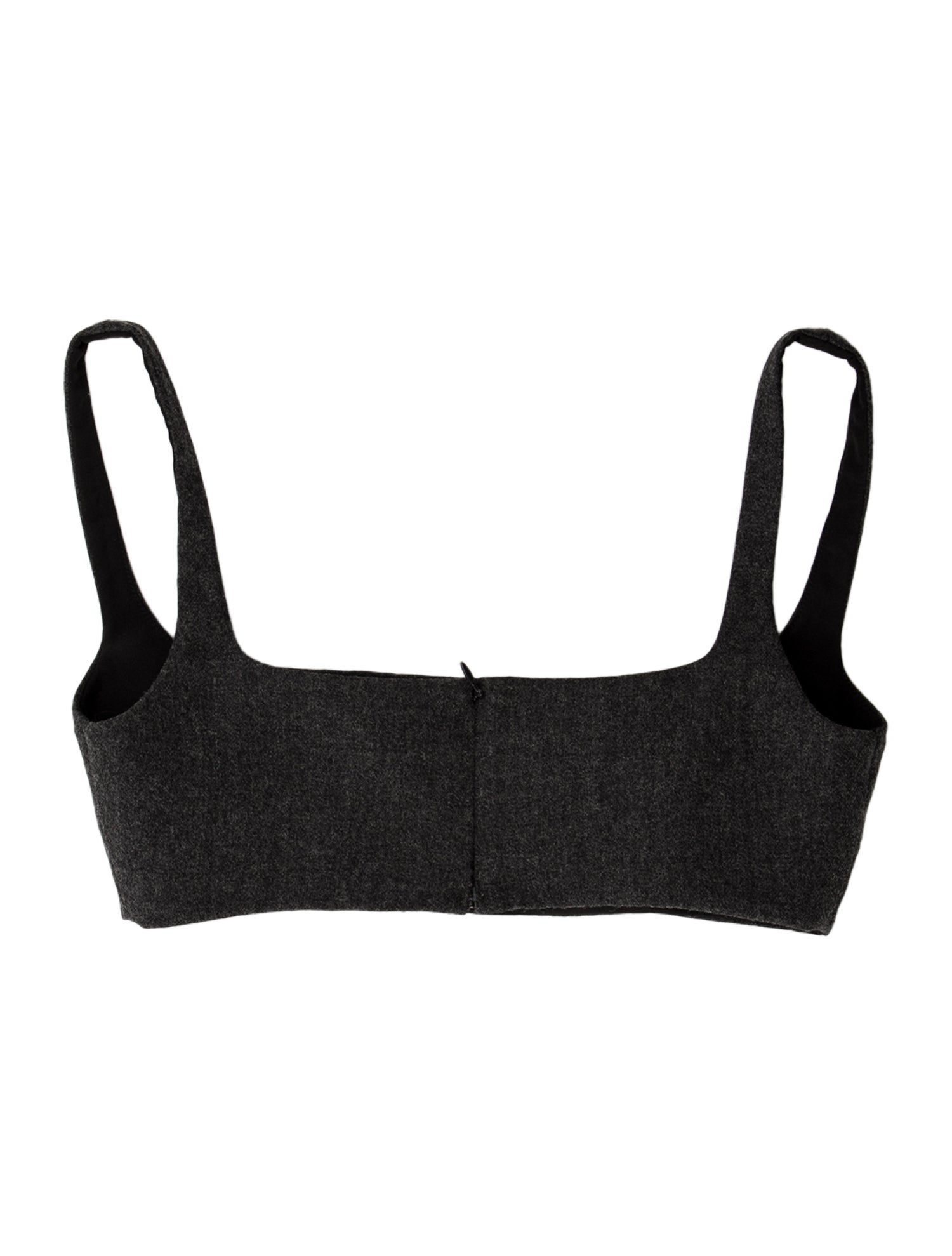 Emilia Wickstead Wool Square Neckline Crop Top w/ Tags