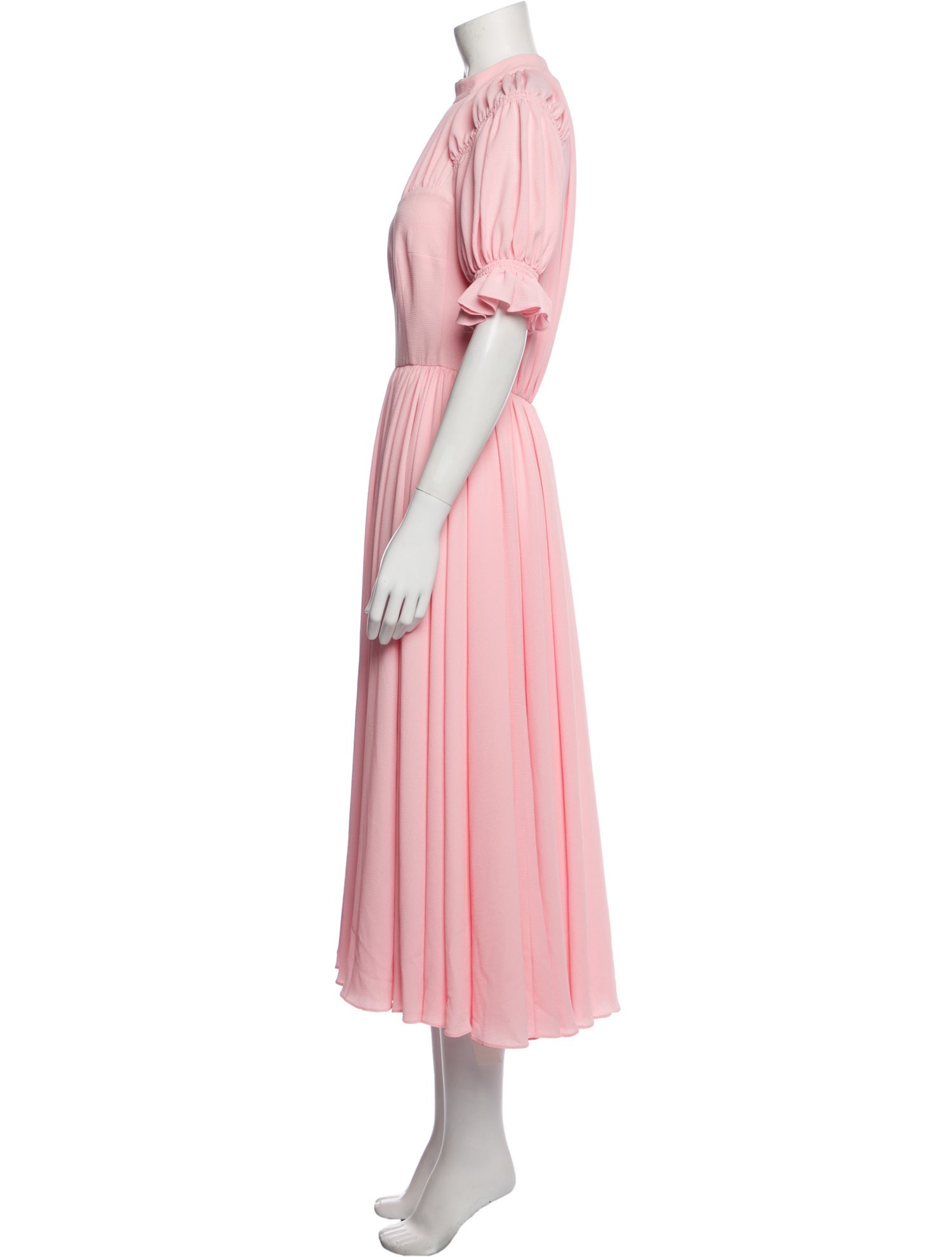 Emilia Wickstead Crew Neck Midi Length Dress