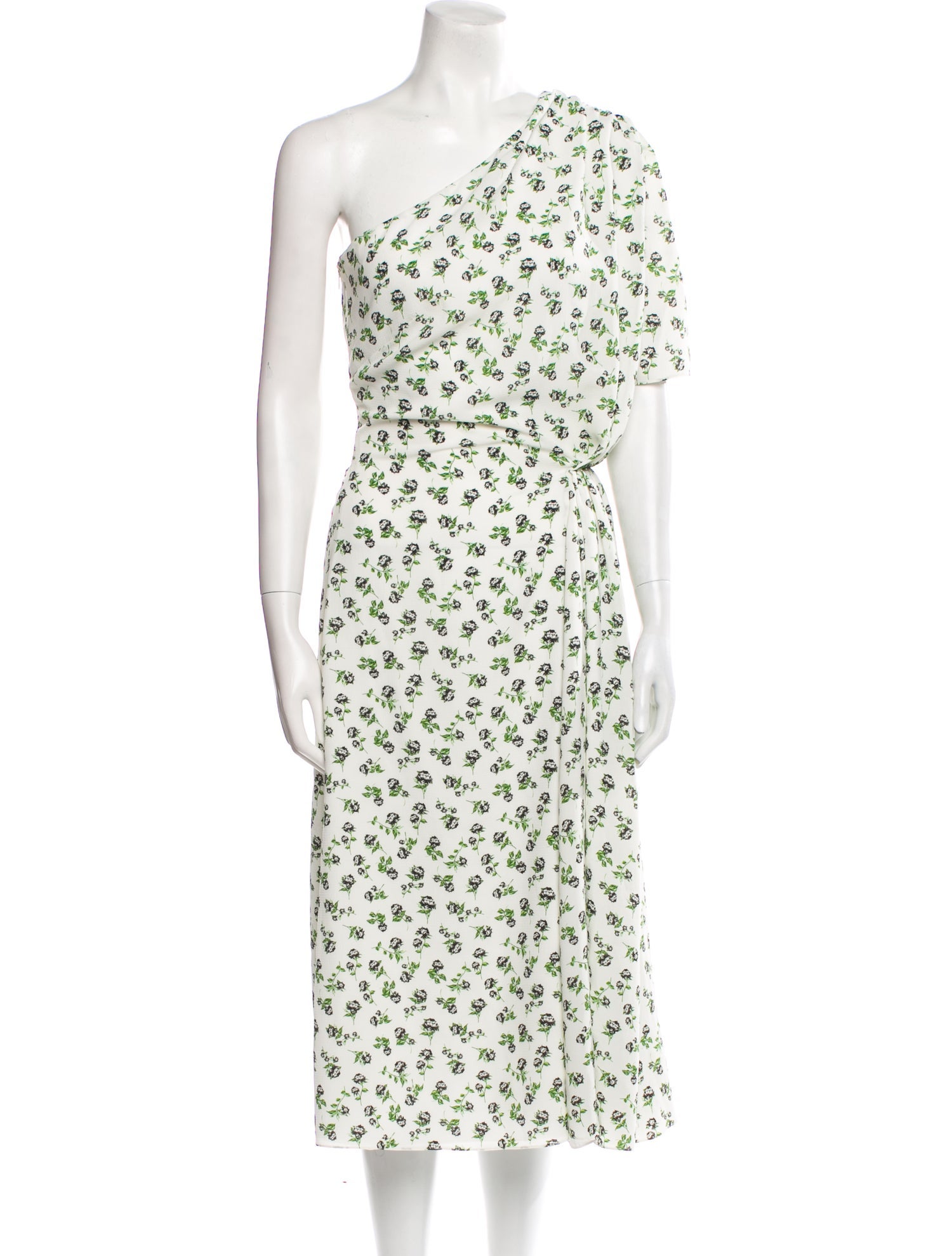 Emilia Wickstead Floral Print Midi Length Dress