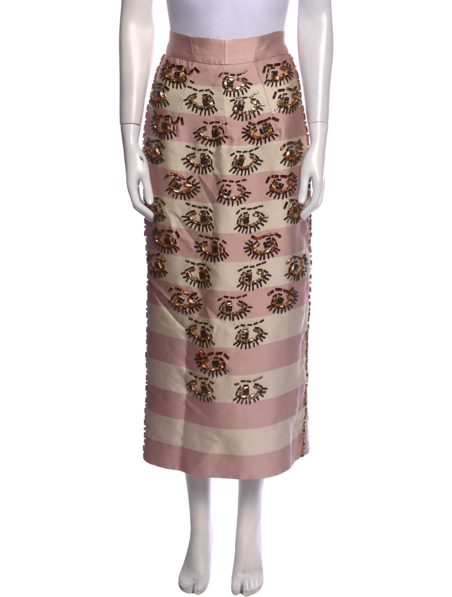 Emilia Wickstead Printed Midi Length Skirt