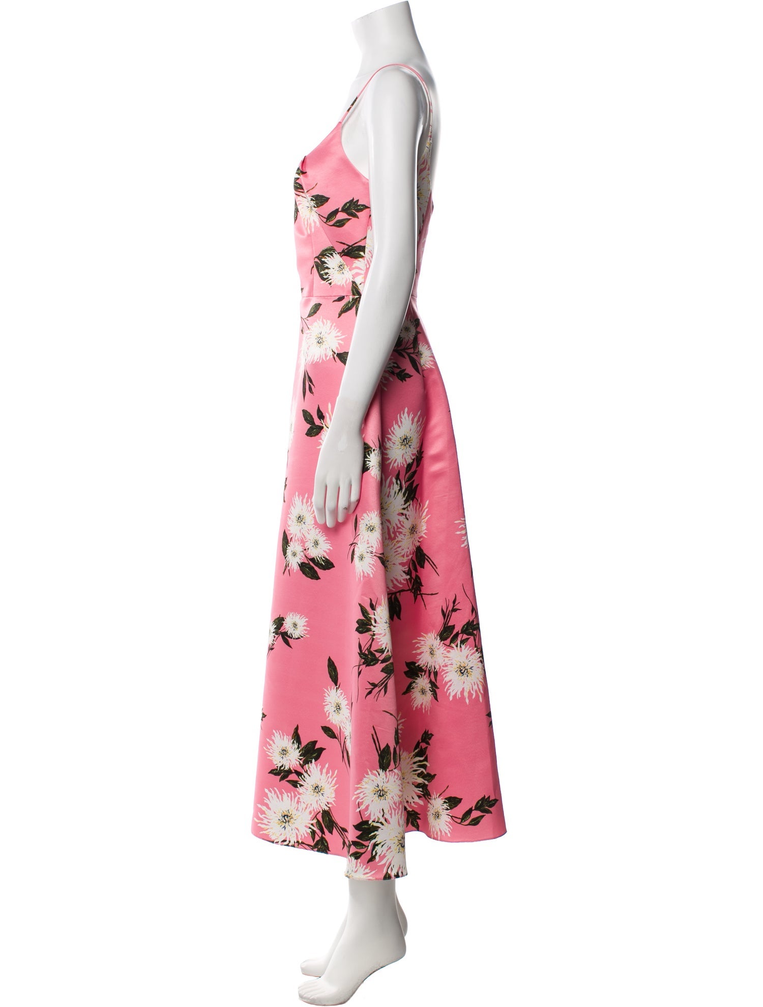 Emilia Wickstead Floral Print Long Dress