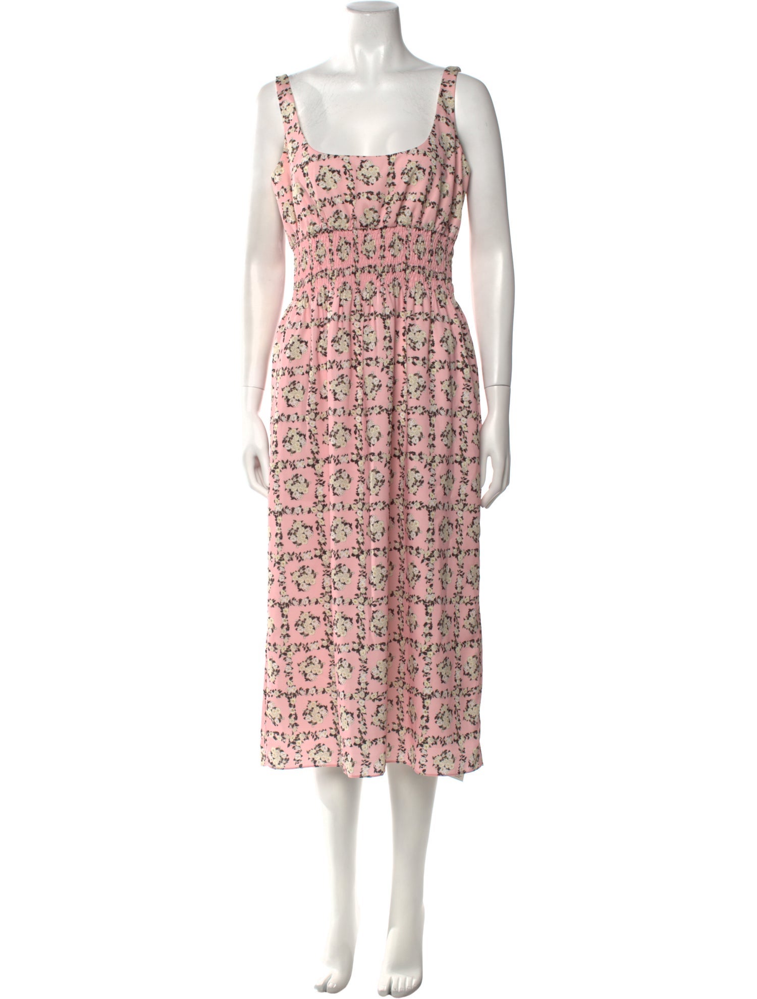 Emilia Wickstead Floral Print Midi Length Dress