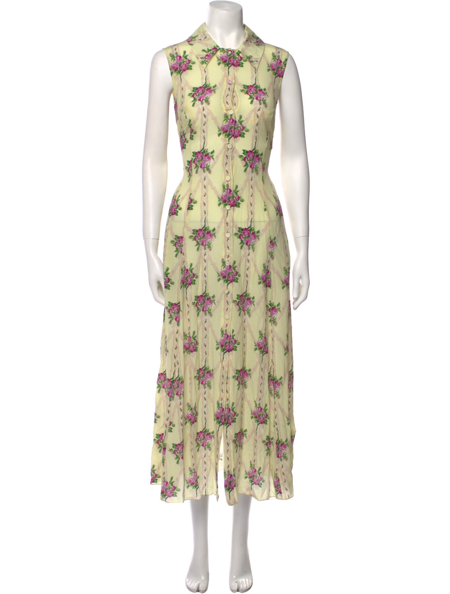 Emilia Wickstead Silk Long Dress