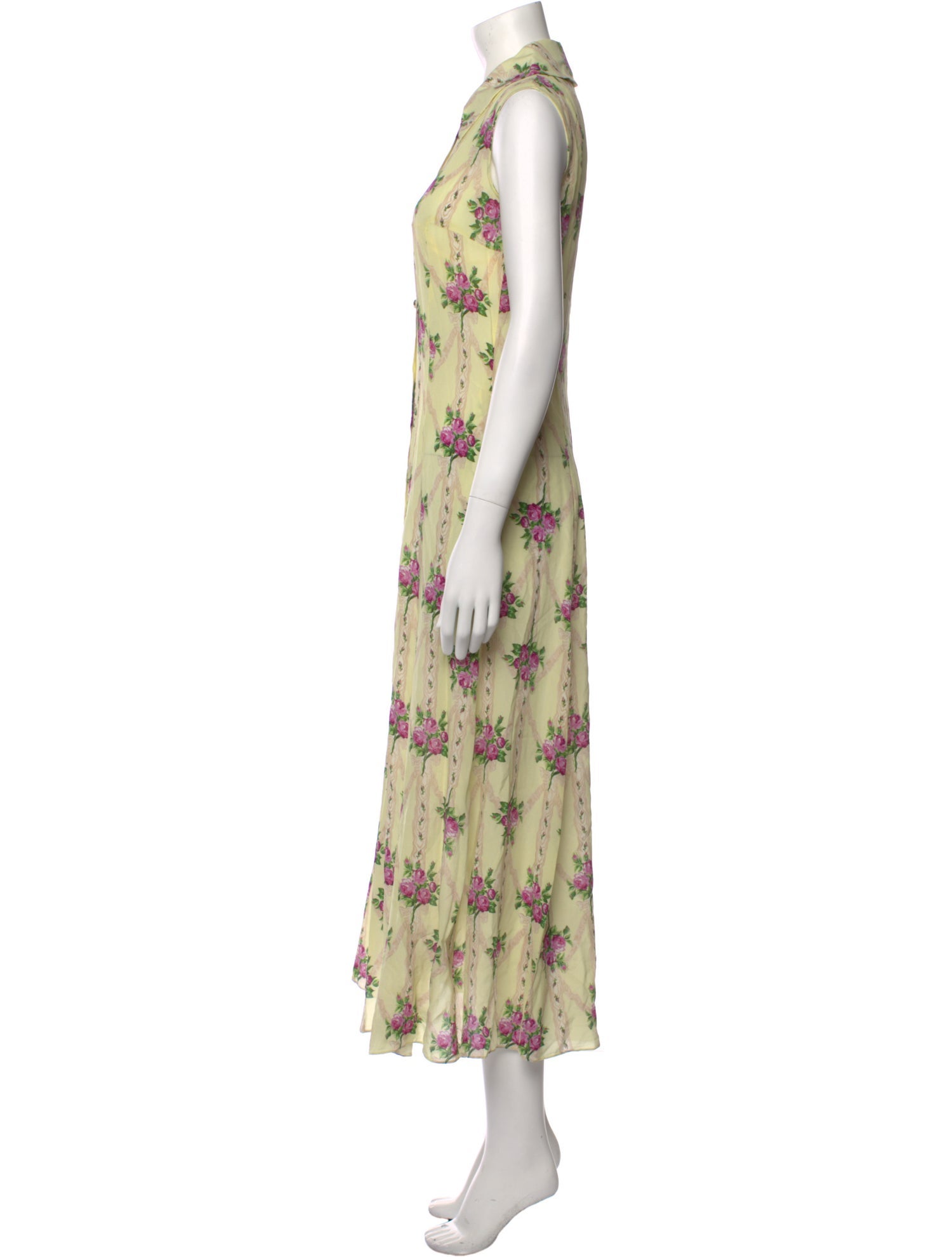 Emilia Wickstead Silk Long Dress