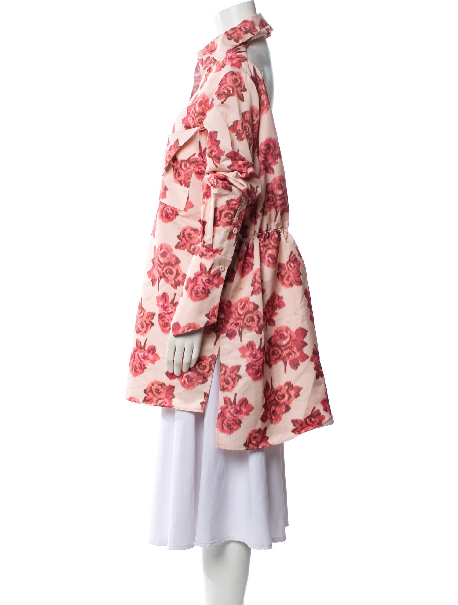 Emilia Wickstead Floral Print Long Sleeve Tunic