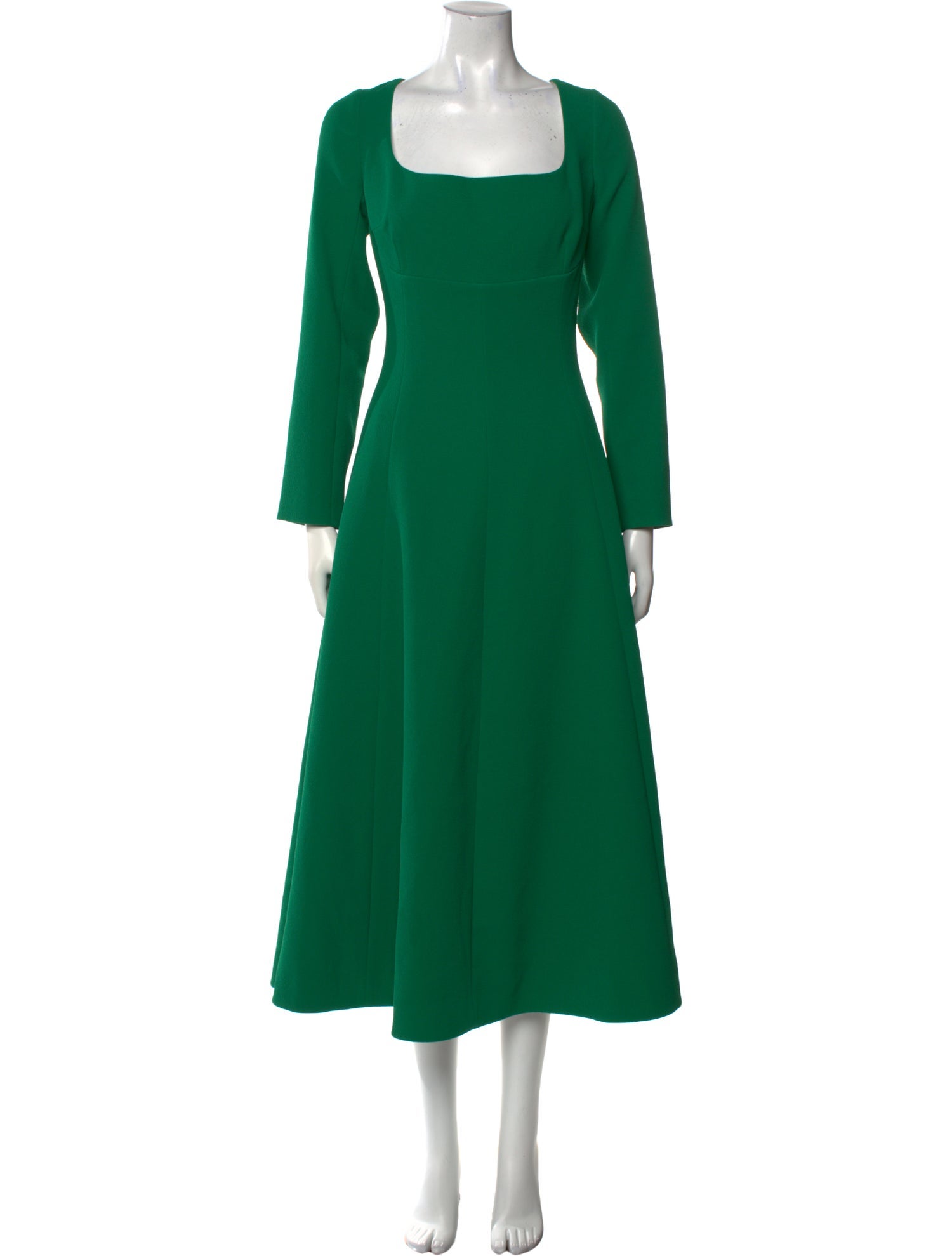 Emilia Wickstead Square Neckline Long Dress