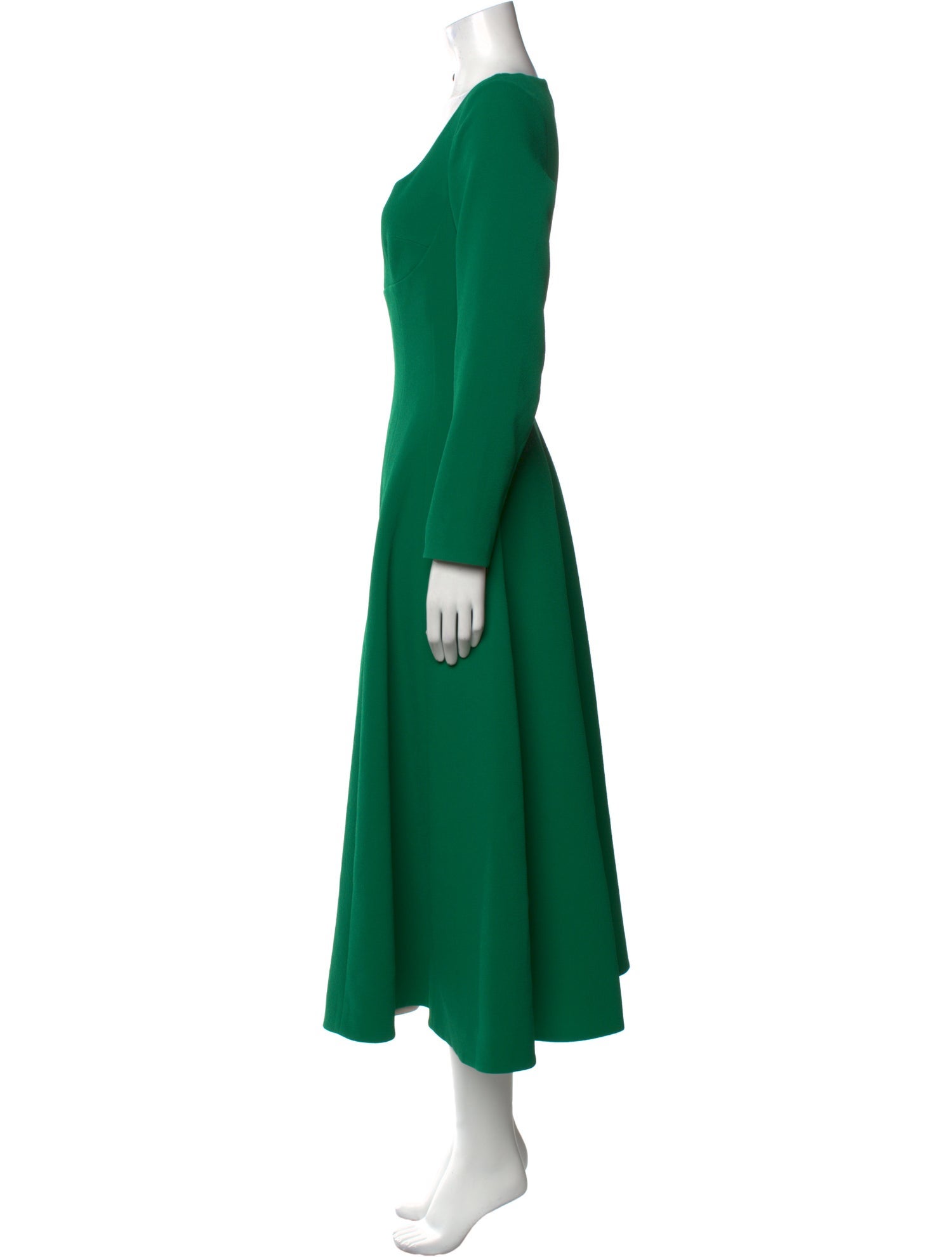 Emilia Wickstead Square Neckline Long Dress