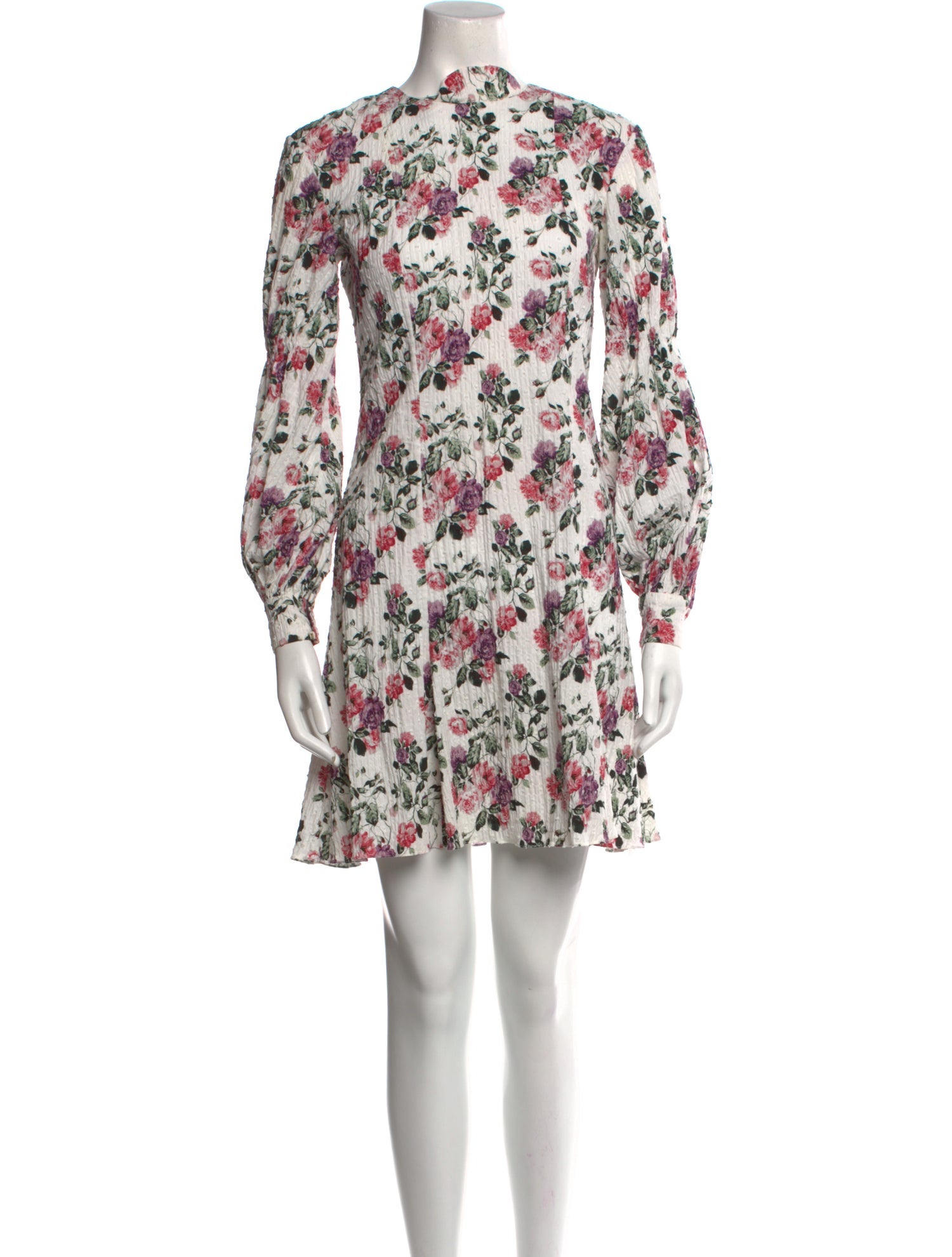 Emilia Wickstead Floral Print Mini Dress