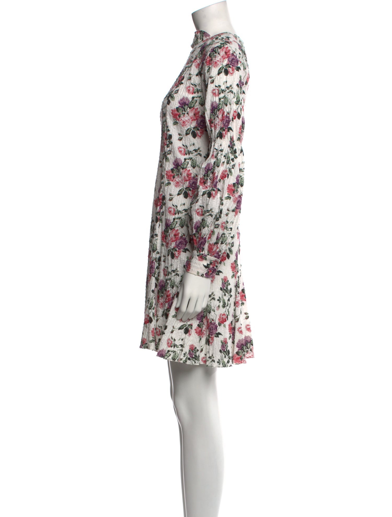 Emilia Wickstead Floral Print Mini Dress