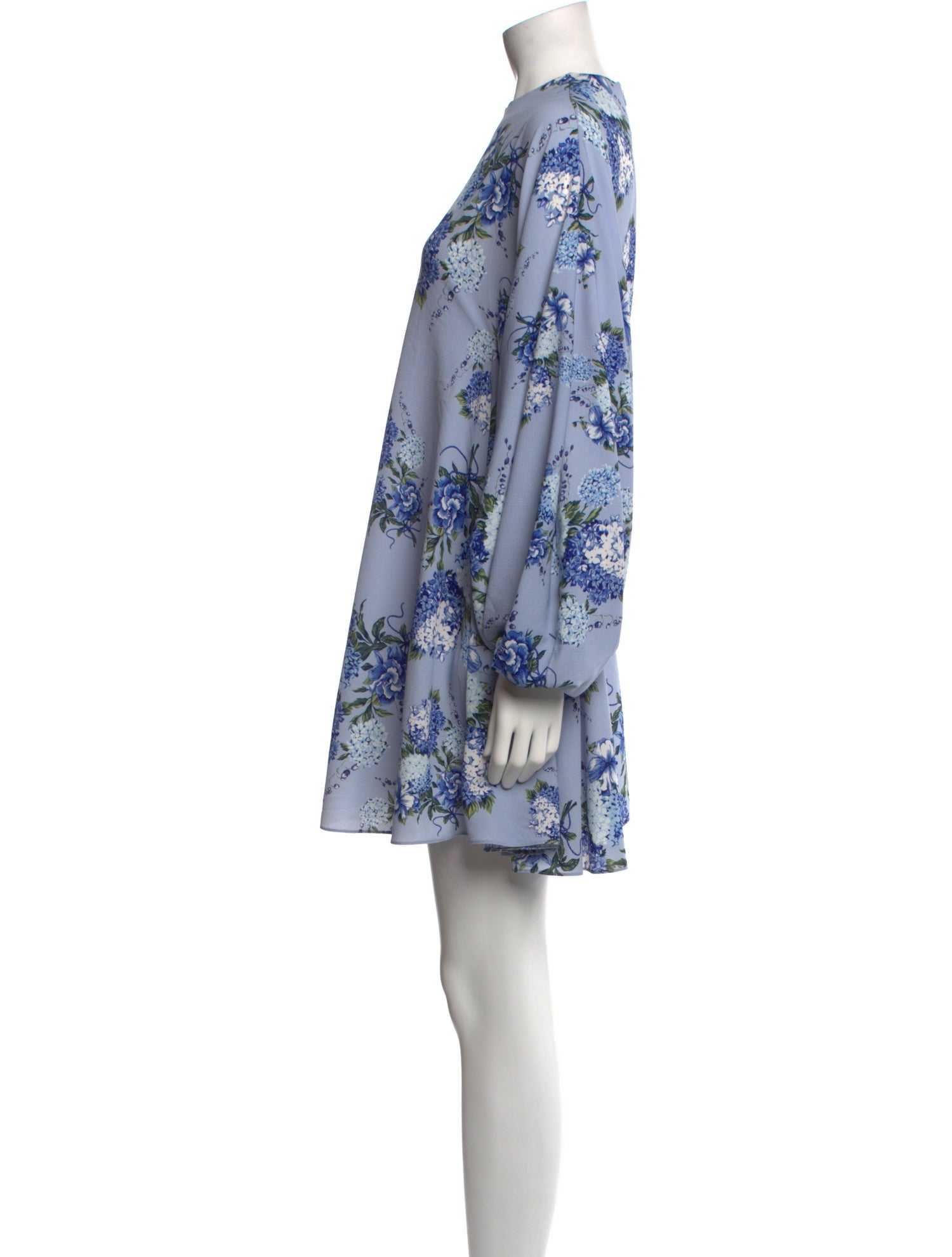 Emilia Wickstead Floral Print Mini Dress