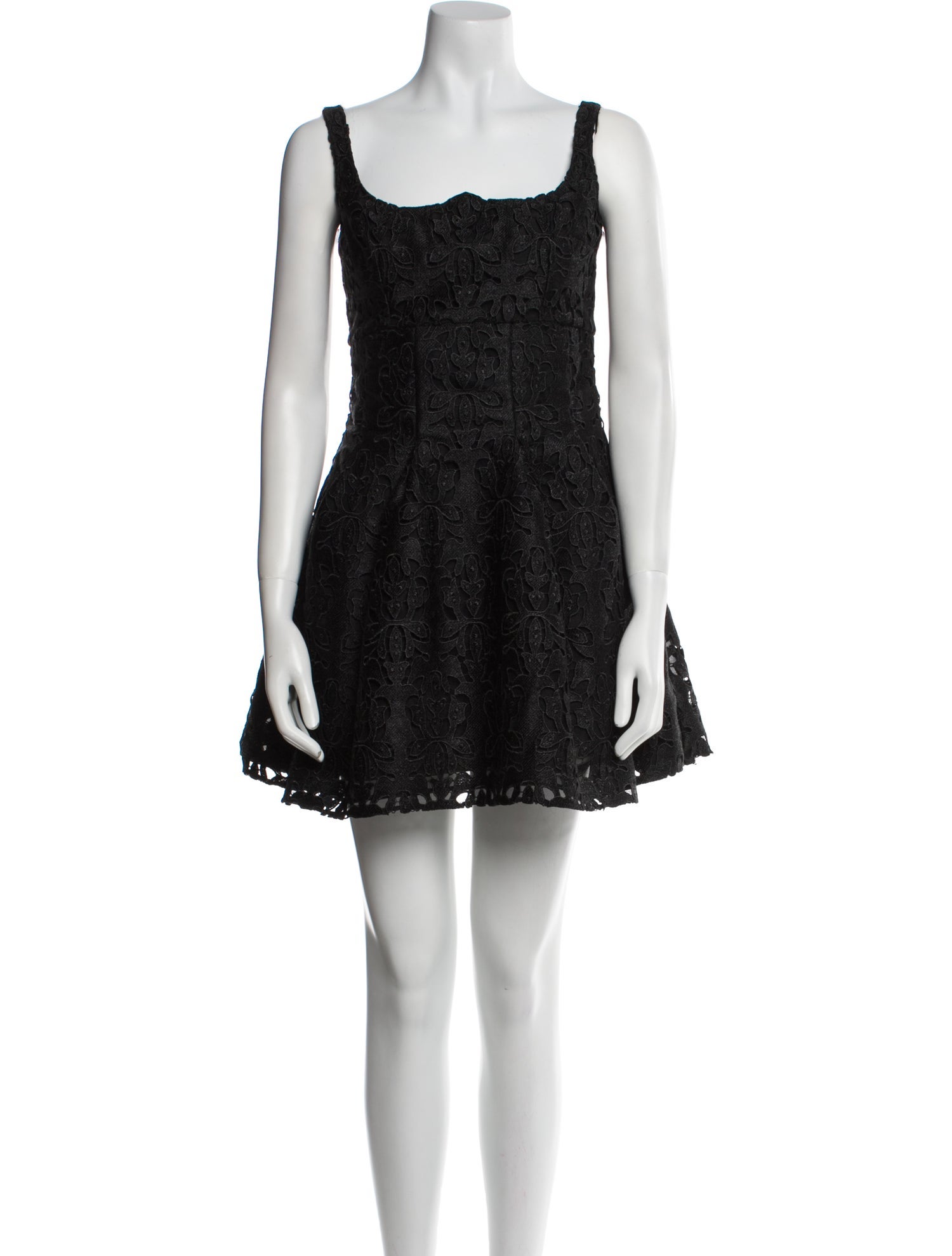 Emilia Wickstead Scoop Neck Mini Dress