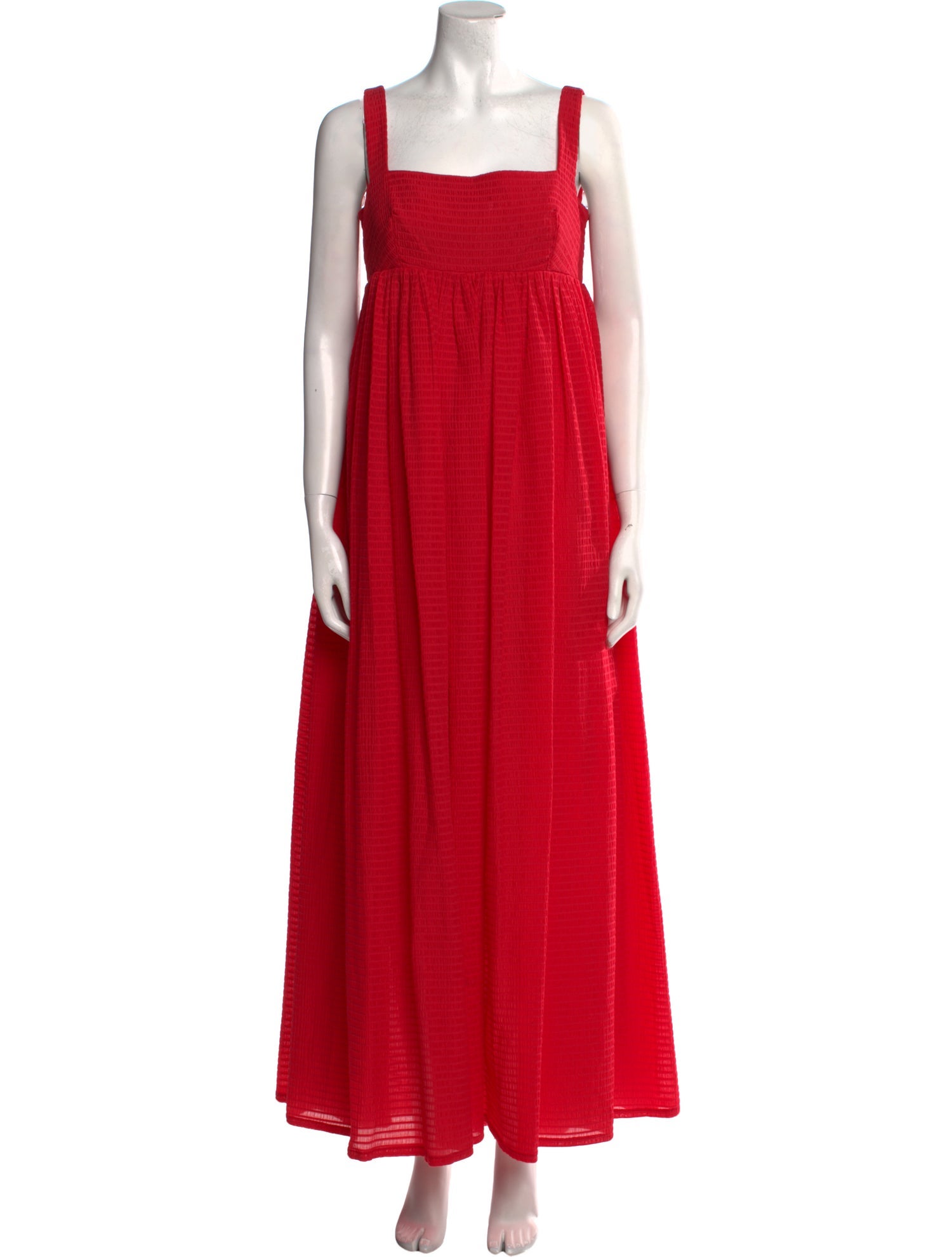 Emilia Wickstead Square Neckline Long Dress