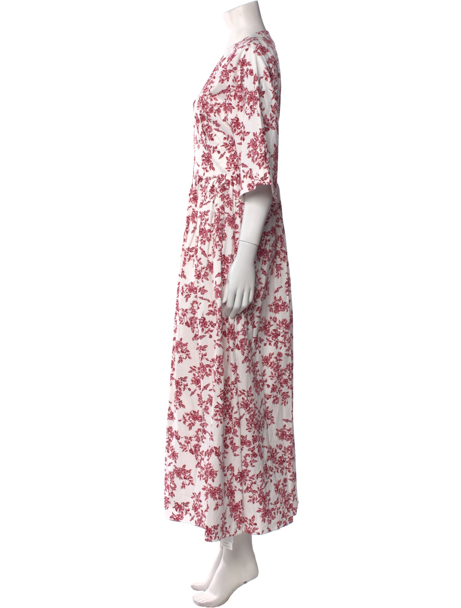 Emilia Wickstead Floral Print Long Dress w/ Tags