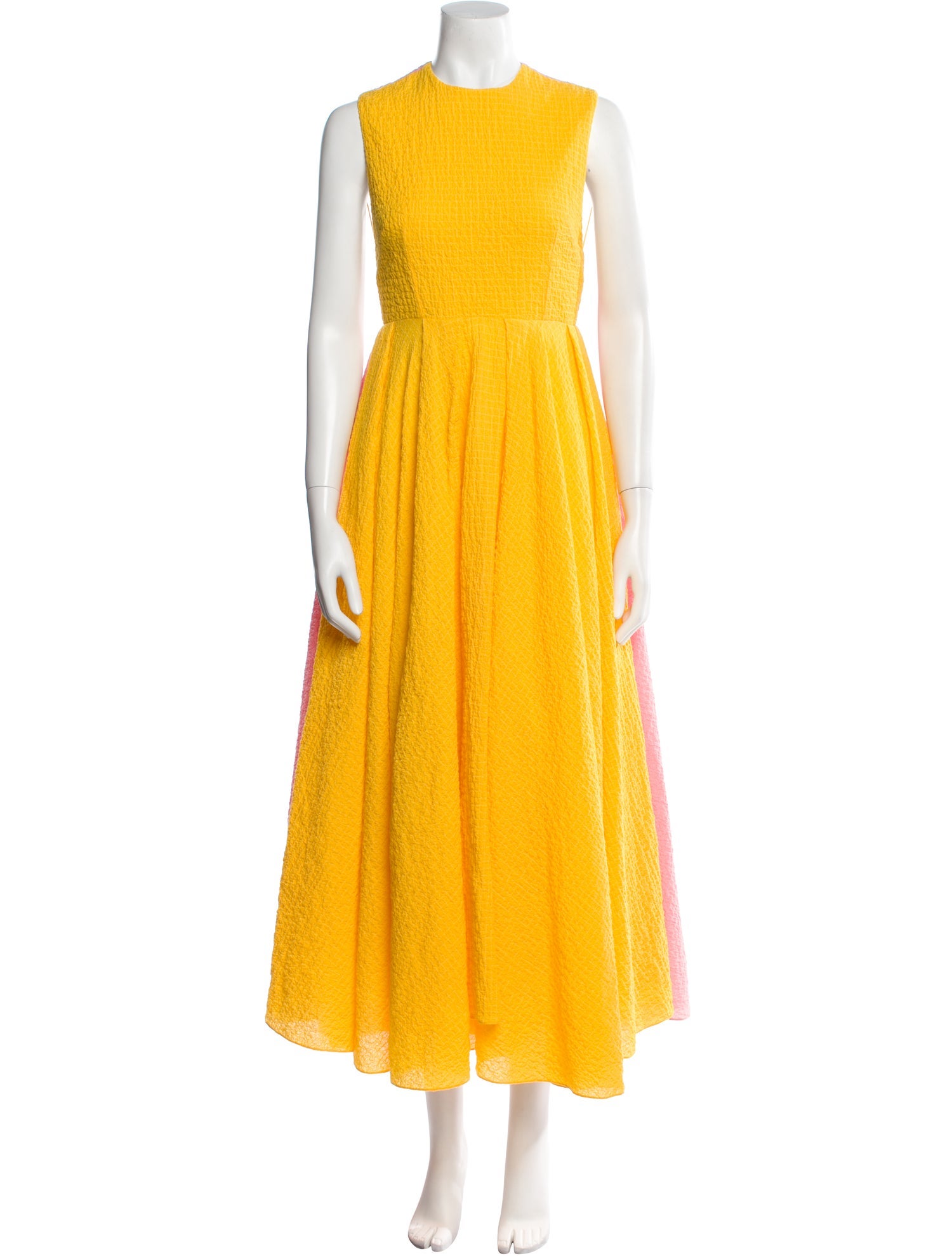 Emilia Wickstead Crew Neck Long Dress