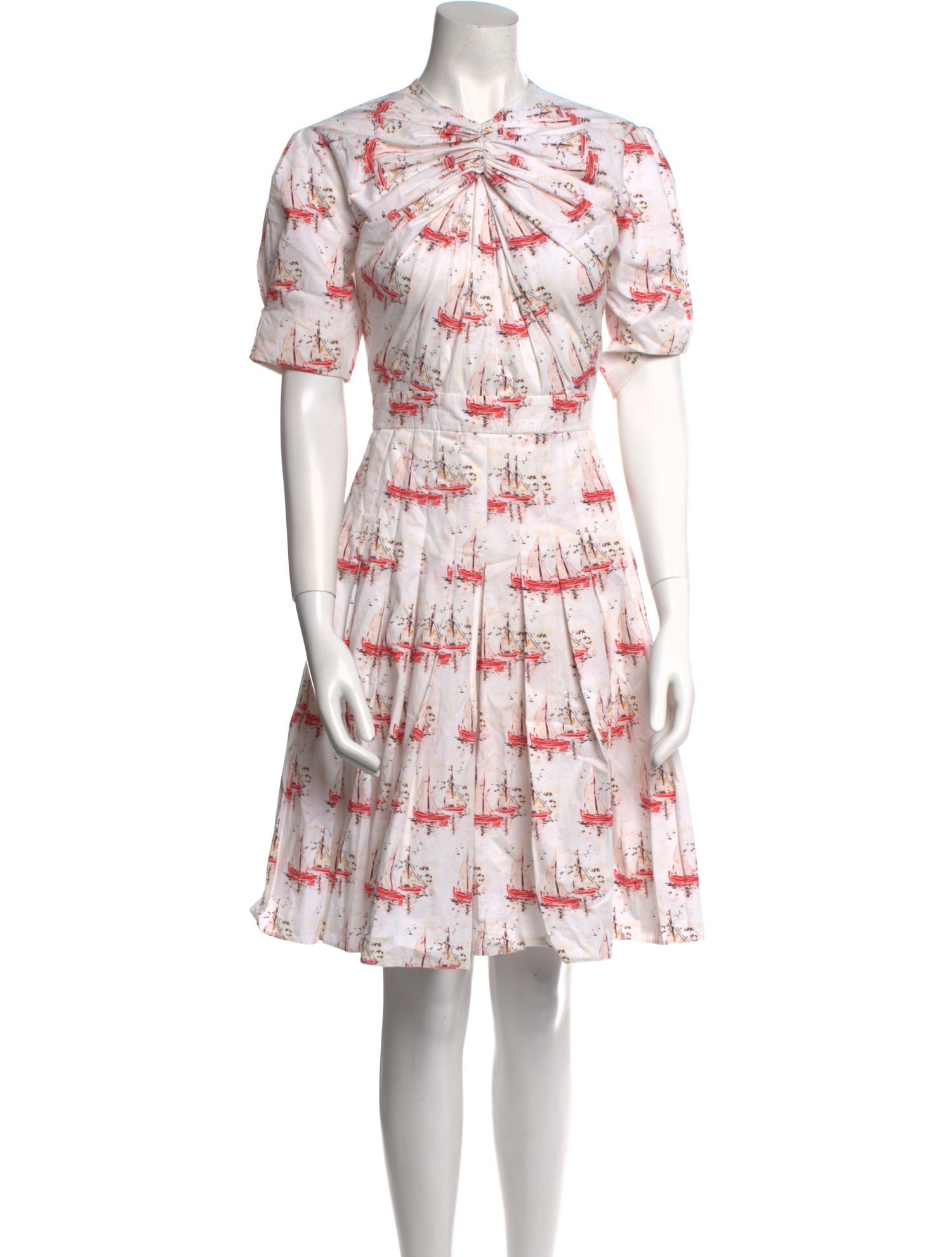 Emilia Wickstead Printed Knee-Length Dress