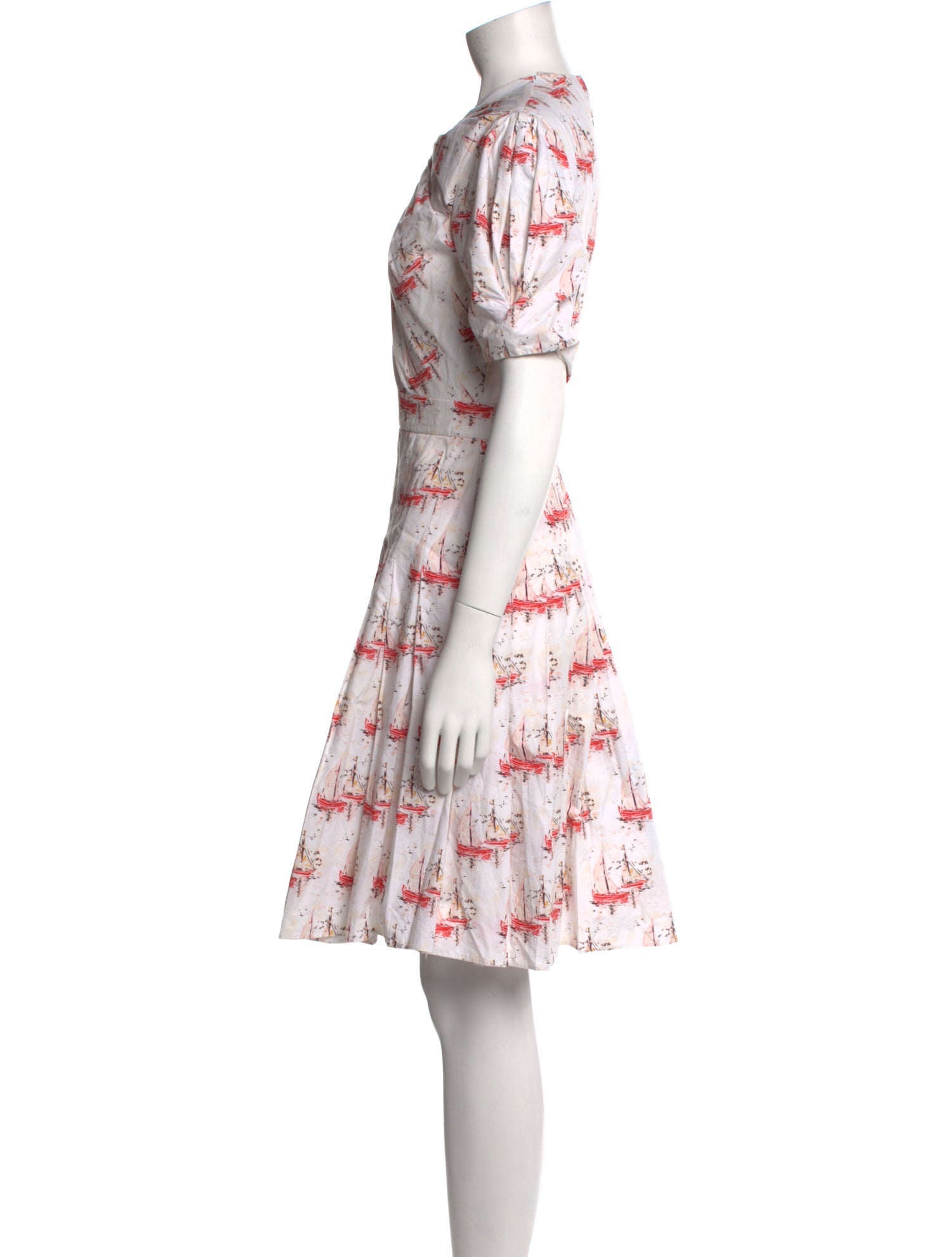 Emilia Wickstead Printed Knee-Length Dress