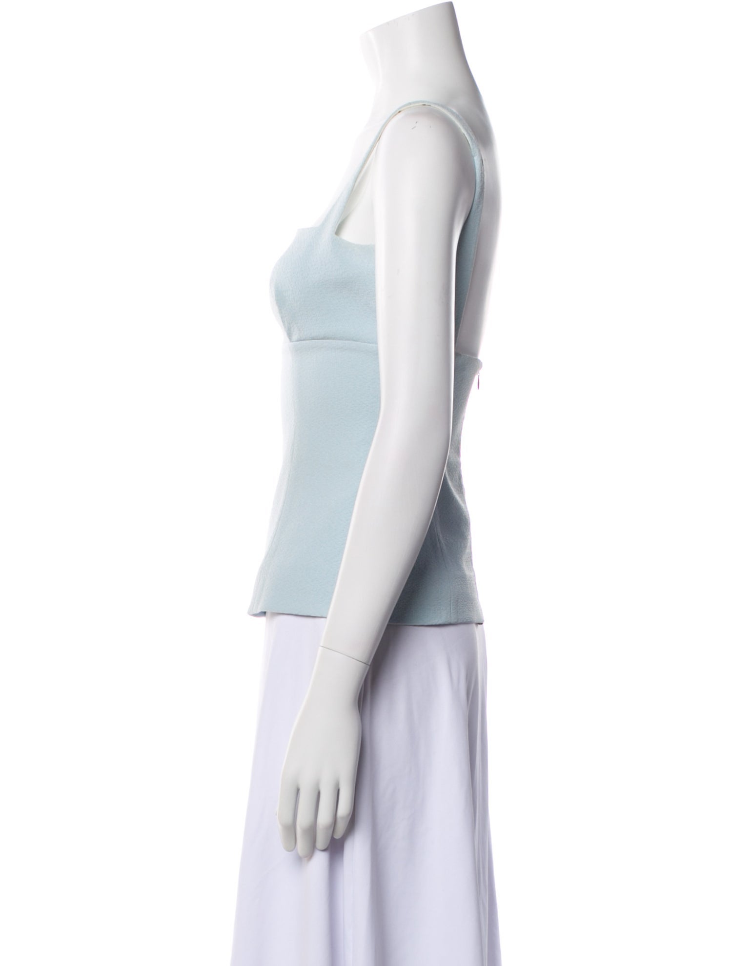 Emilia Wickstead Square Neckline Sleeveless Top