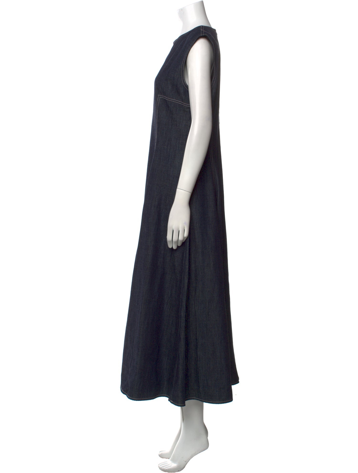 Emilia Wickstead Crew Neck Long Dress