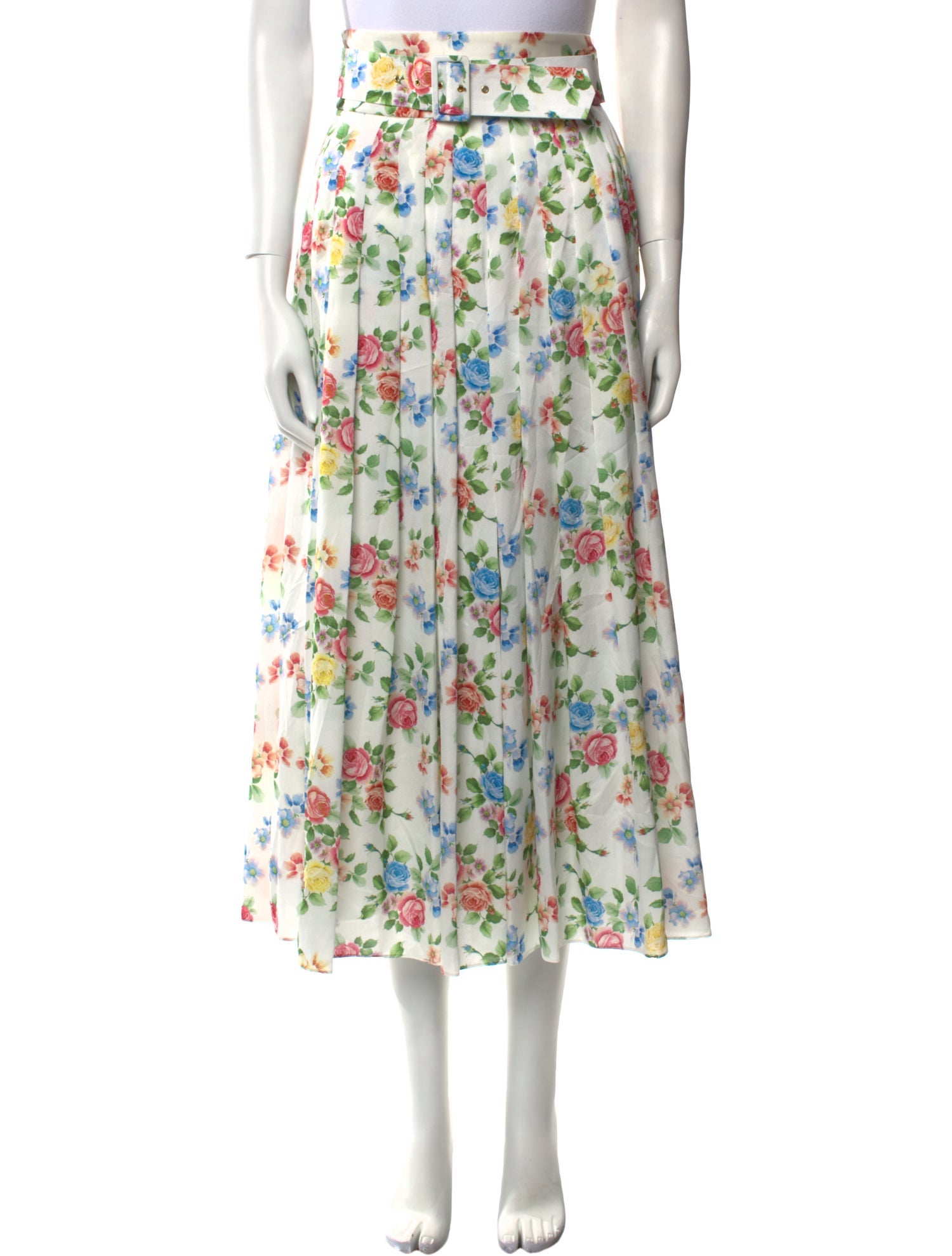 Emilia Wickstead Floral Print Midi Length Skirt