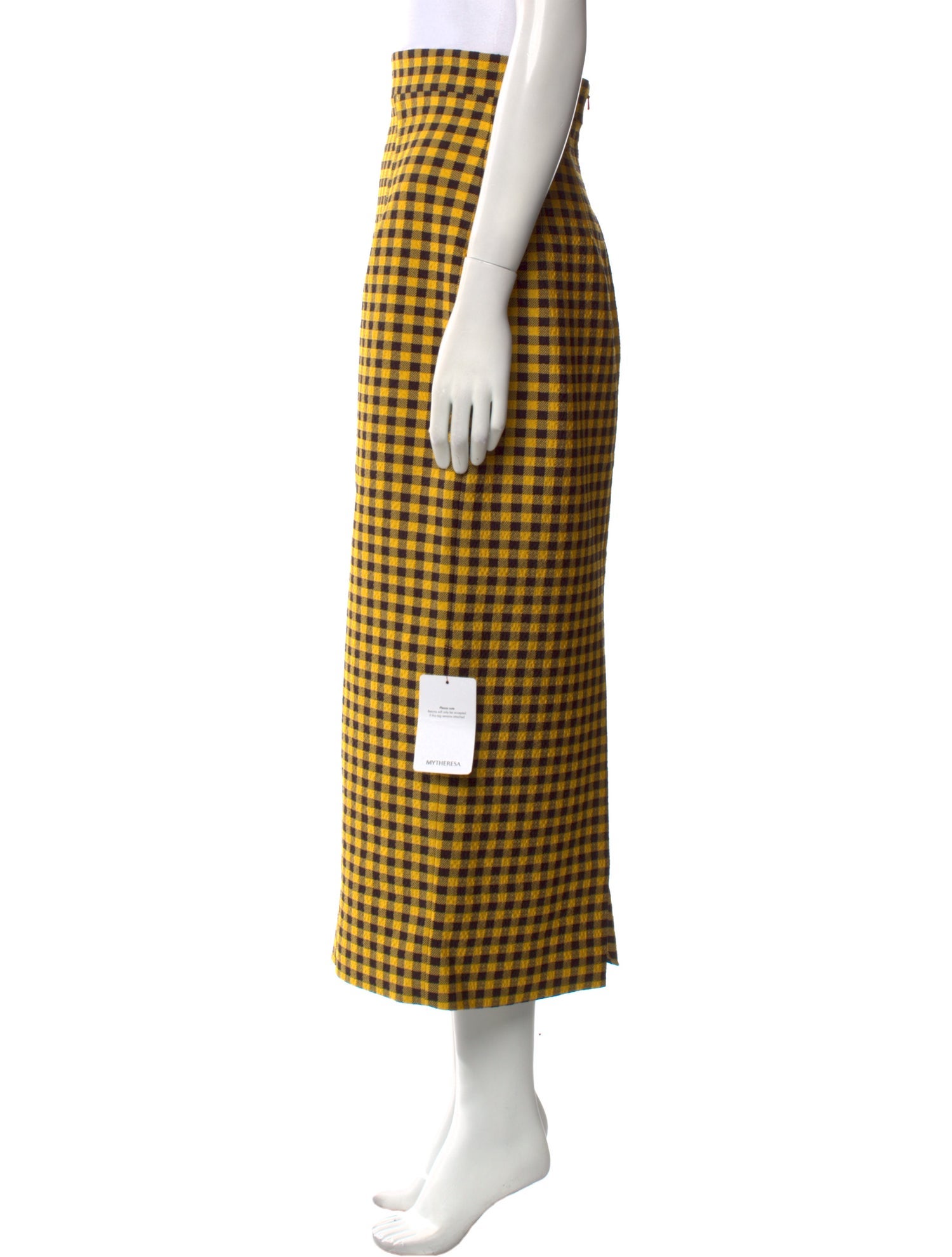 Emilia Wickstead Plaid Print Midi Length Skirt w/ Tags