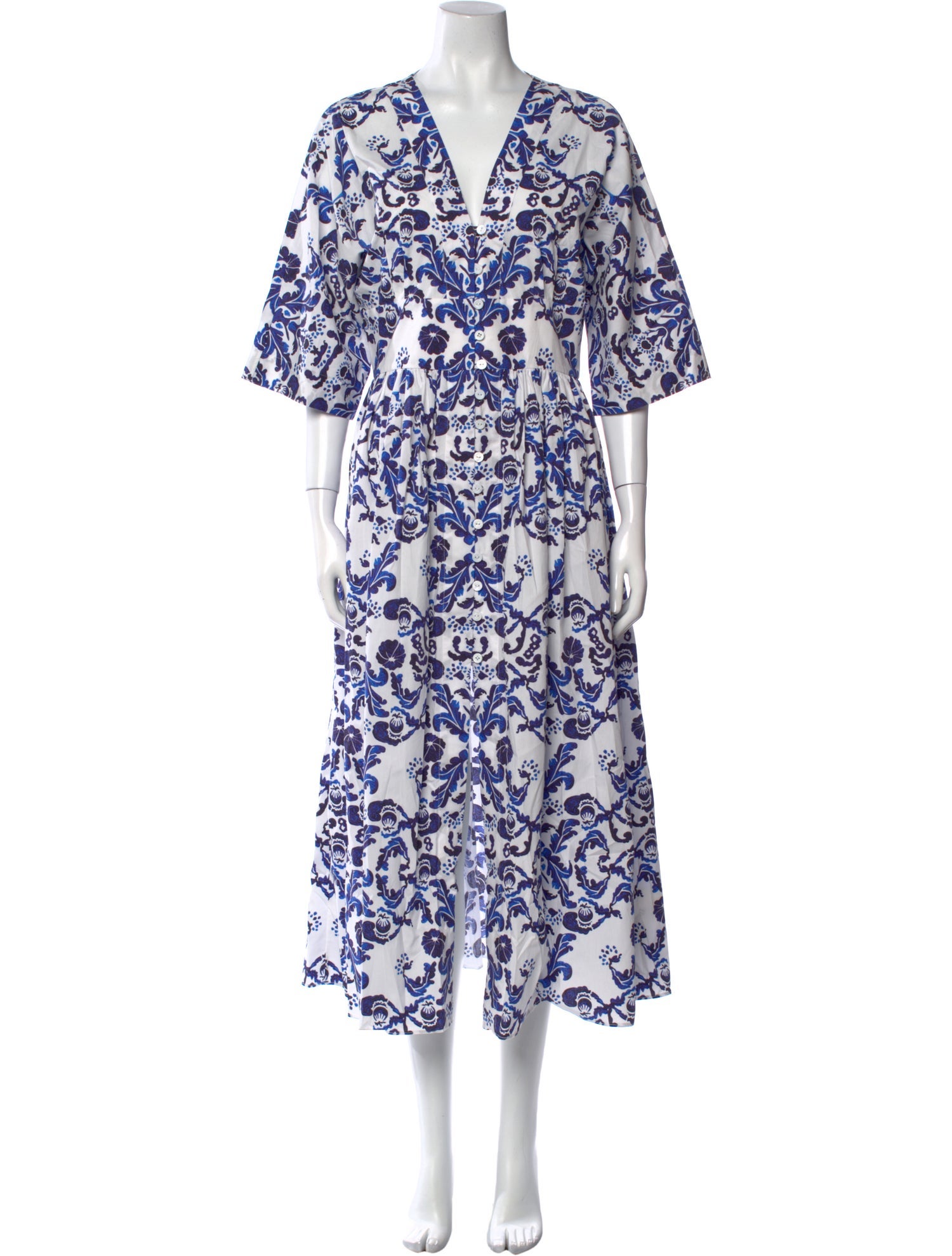 Emilia Wickstead Printed Long Dress