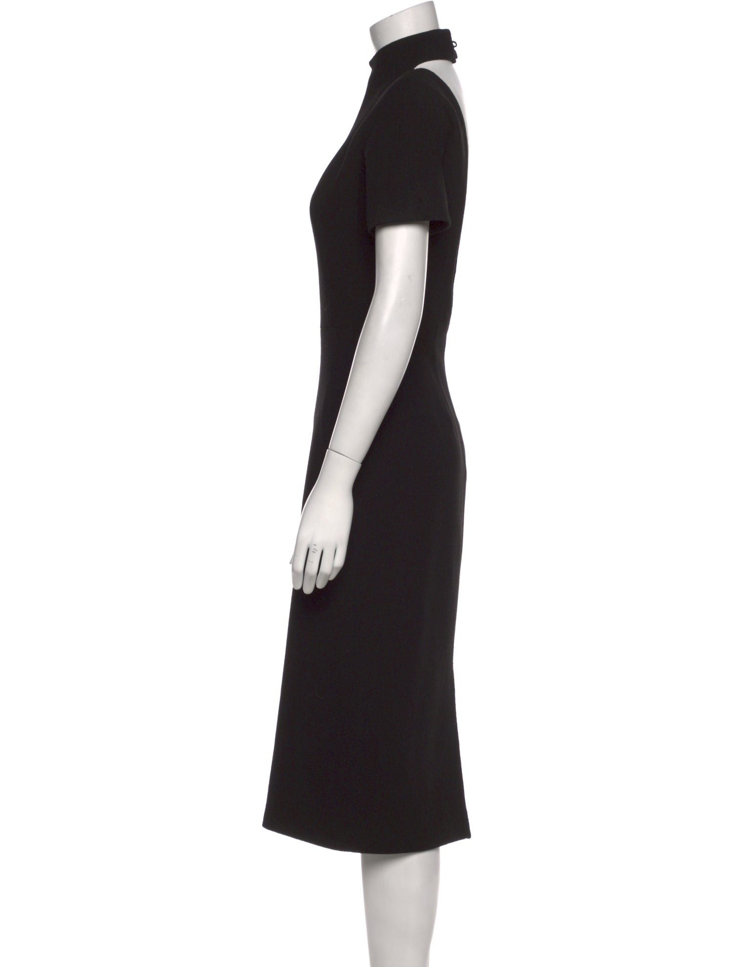 Emilia Wickstead Turtleneck Midi Length Dress