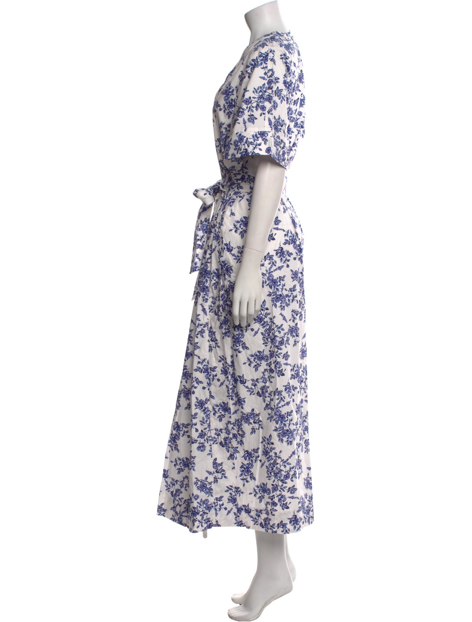 Emilia Wickstead Floral Print Long Dress w/ Tags