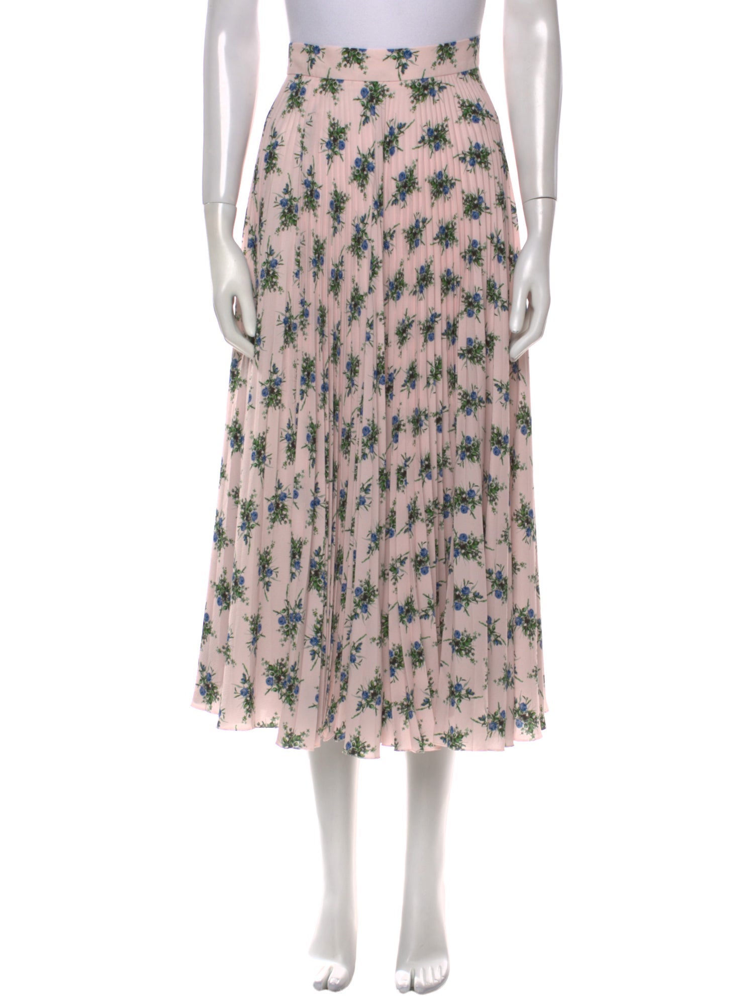 Emilia Wickstead Floral Print Midi Length Skirt