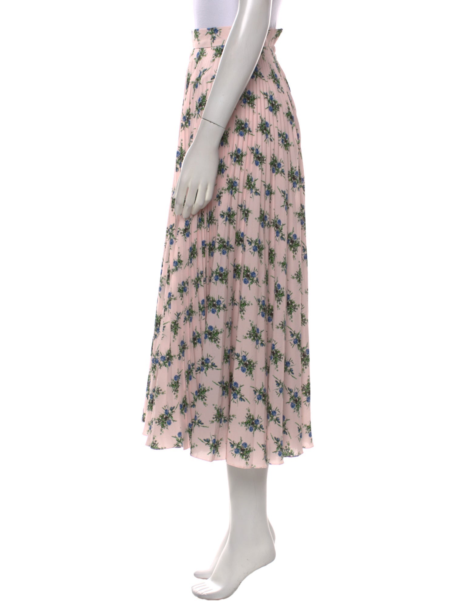 Emilia Wickstead Floral Print Midi Length Skirt