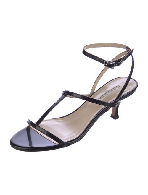 Emilia Wickstead Patent Leather Sandals